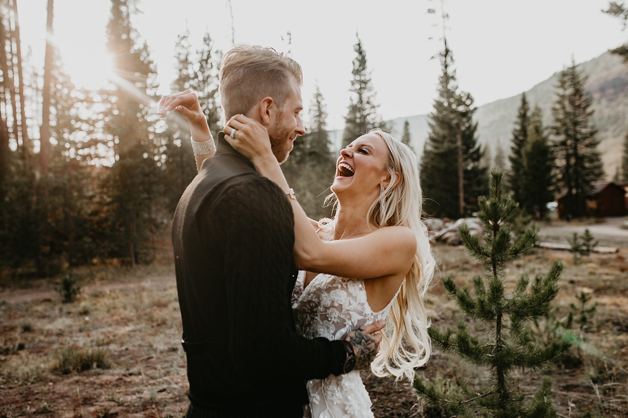 sunset Colorado elopements
