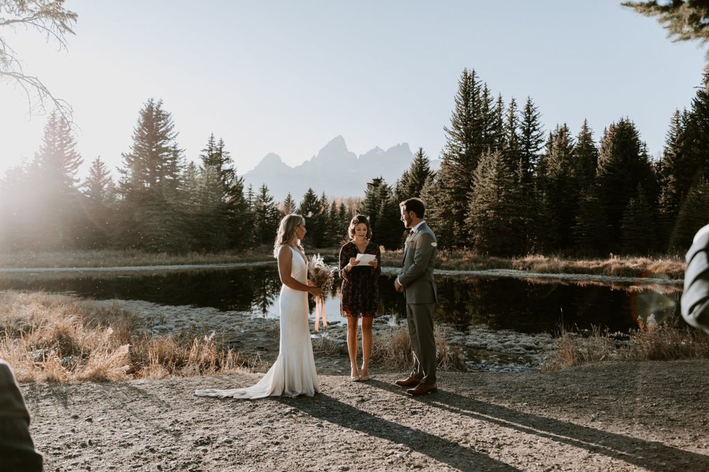 grand teton national park wedding ceremony