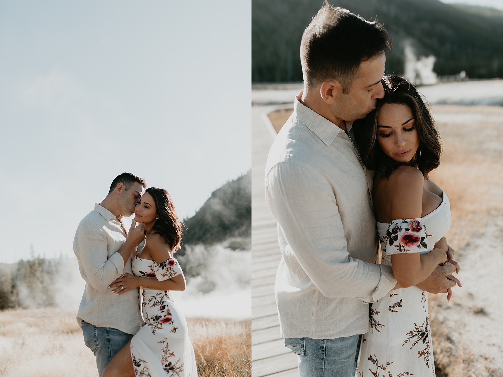 Yellowstone engagement session