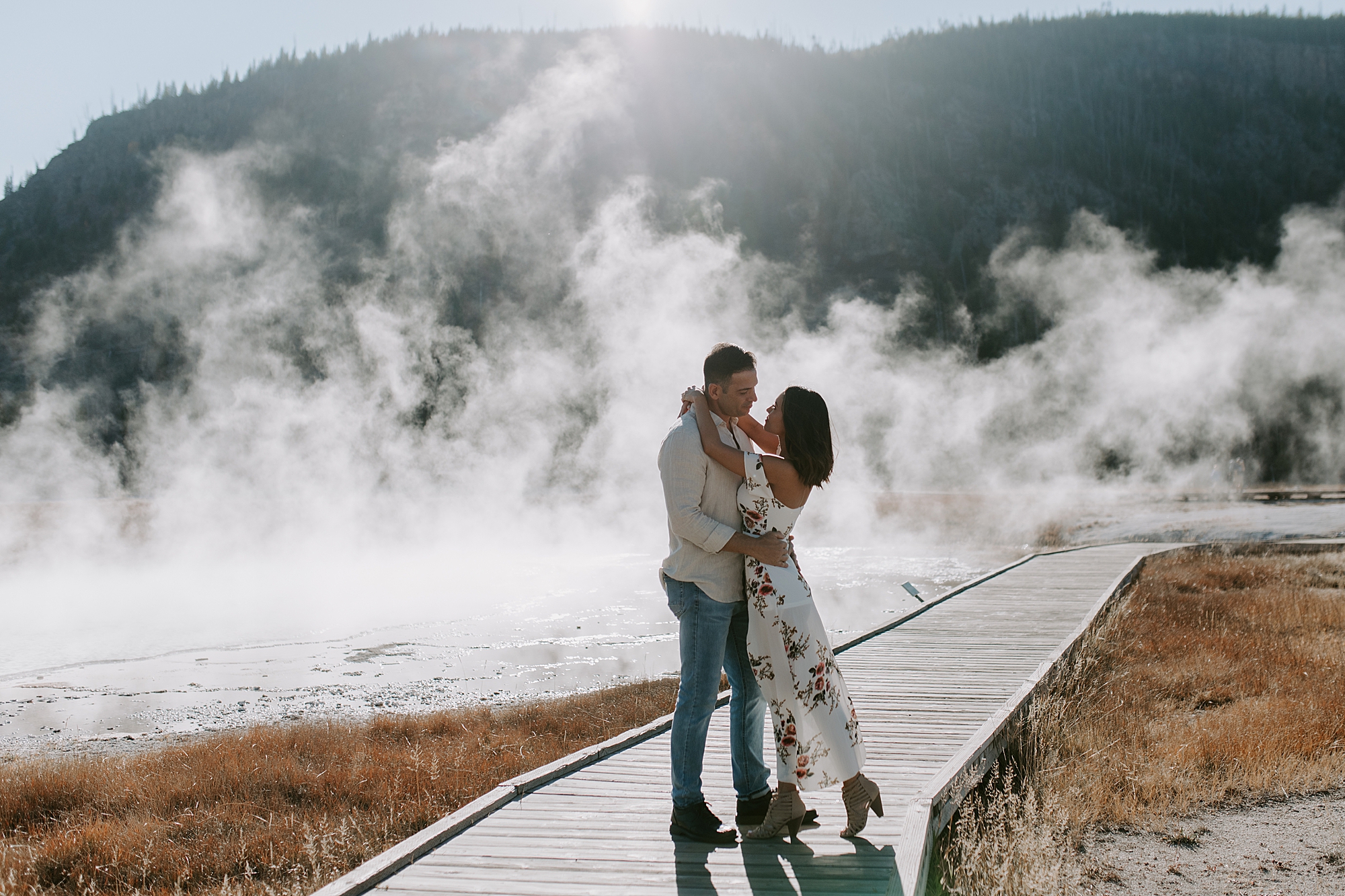 fall engagement photos