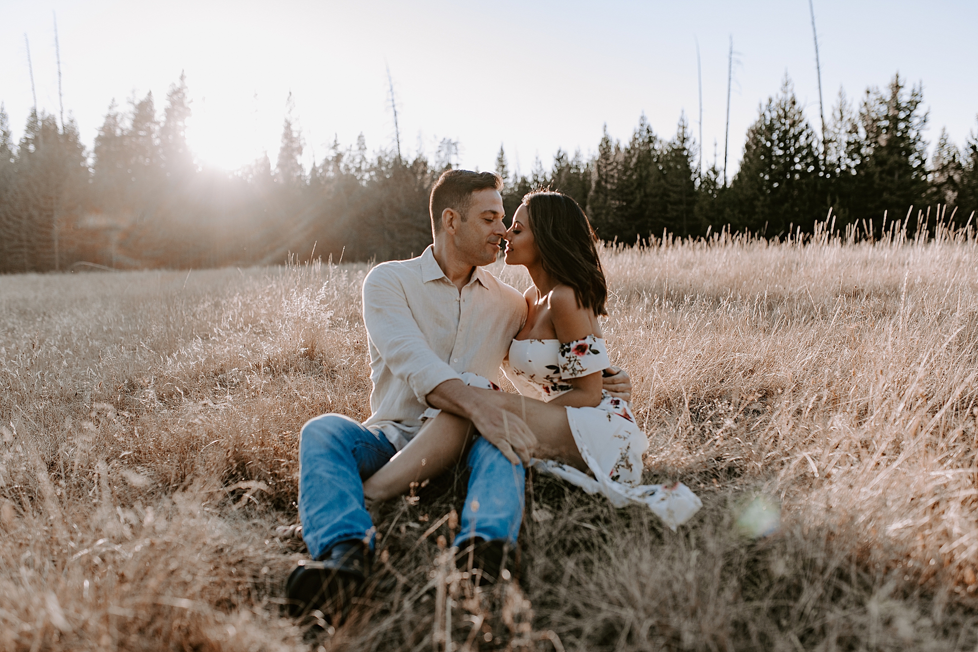 fall engagement photos
