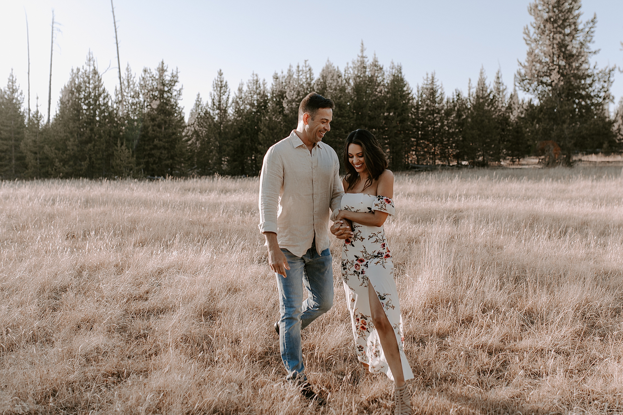 fall engagement photos