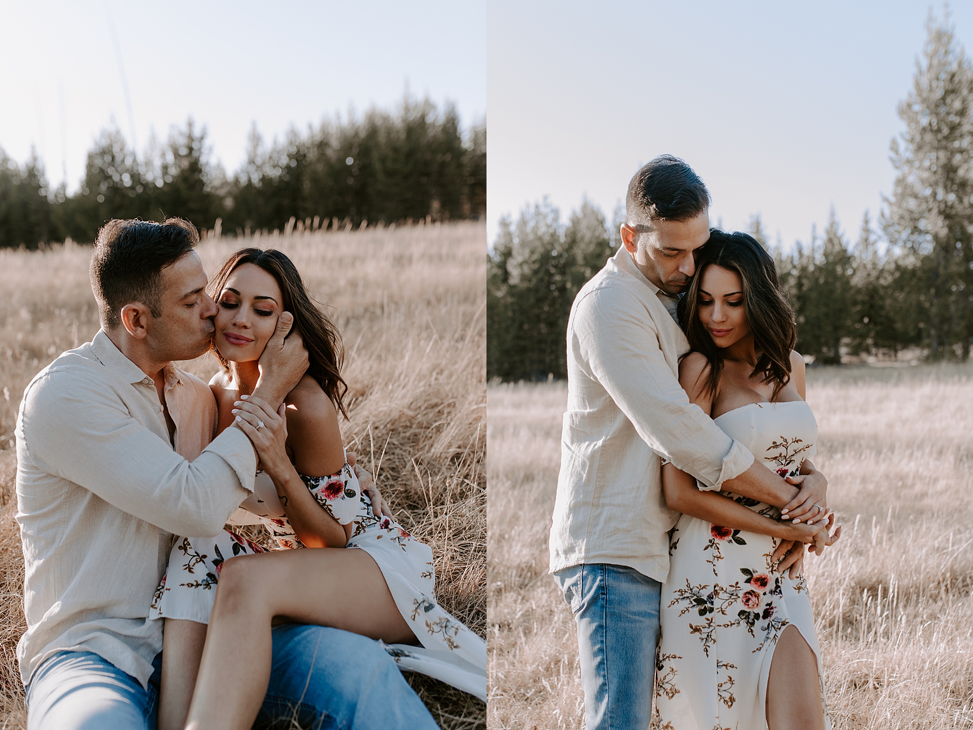 fall engagement photos