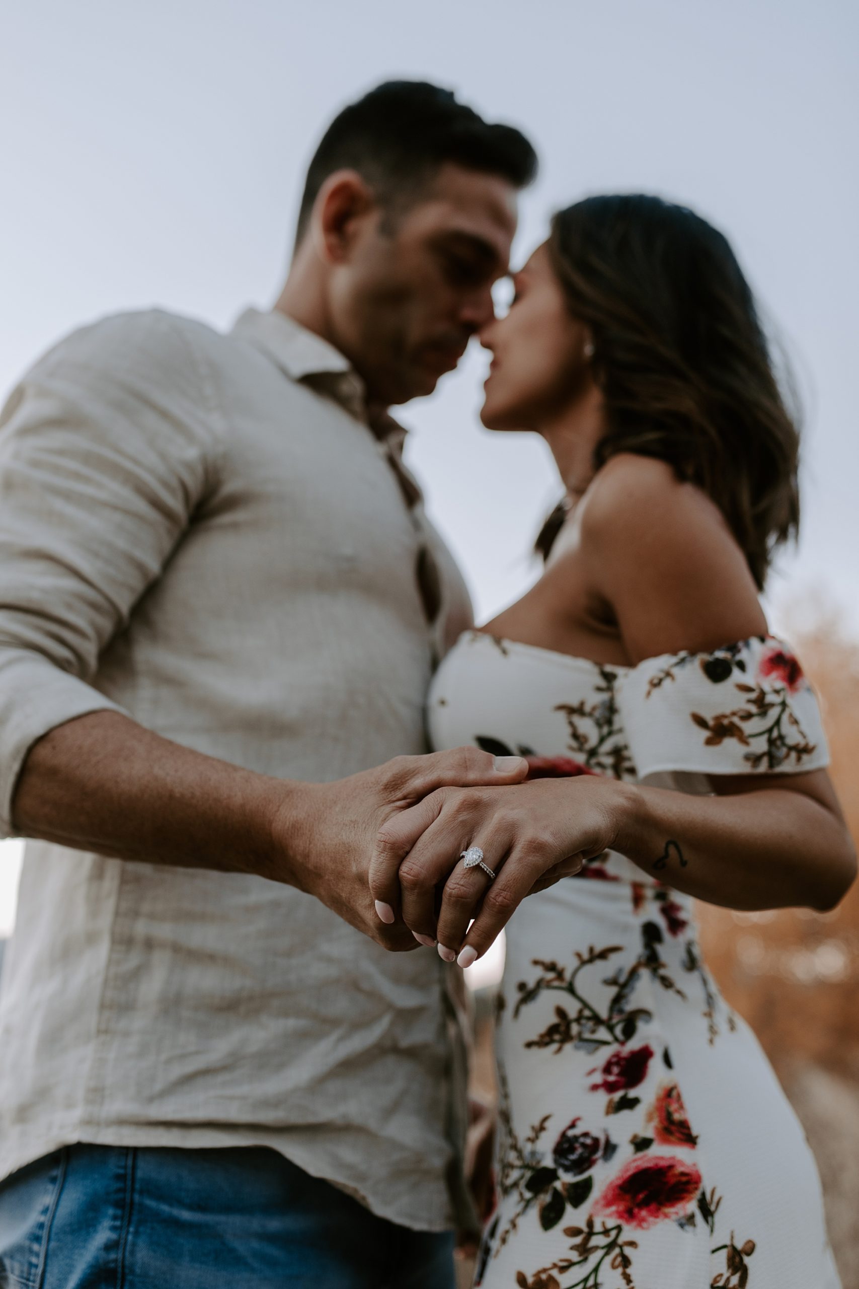 fall engagement photos