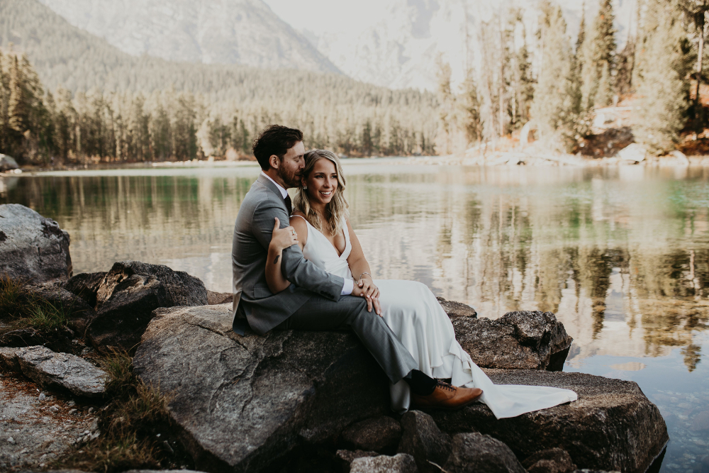 Leigh Lake Wedding in Grand Teton National Park