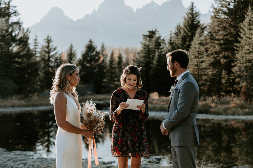 Schwabacher's Landing Wedding in Grand Teton National Park