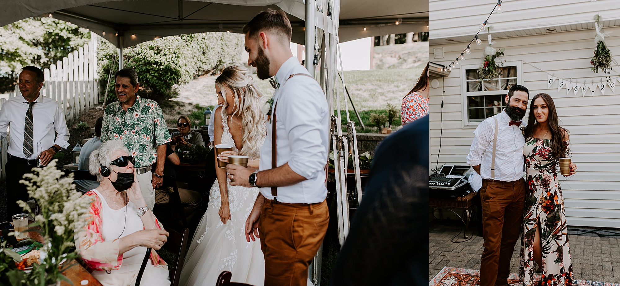 small wedding reception