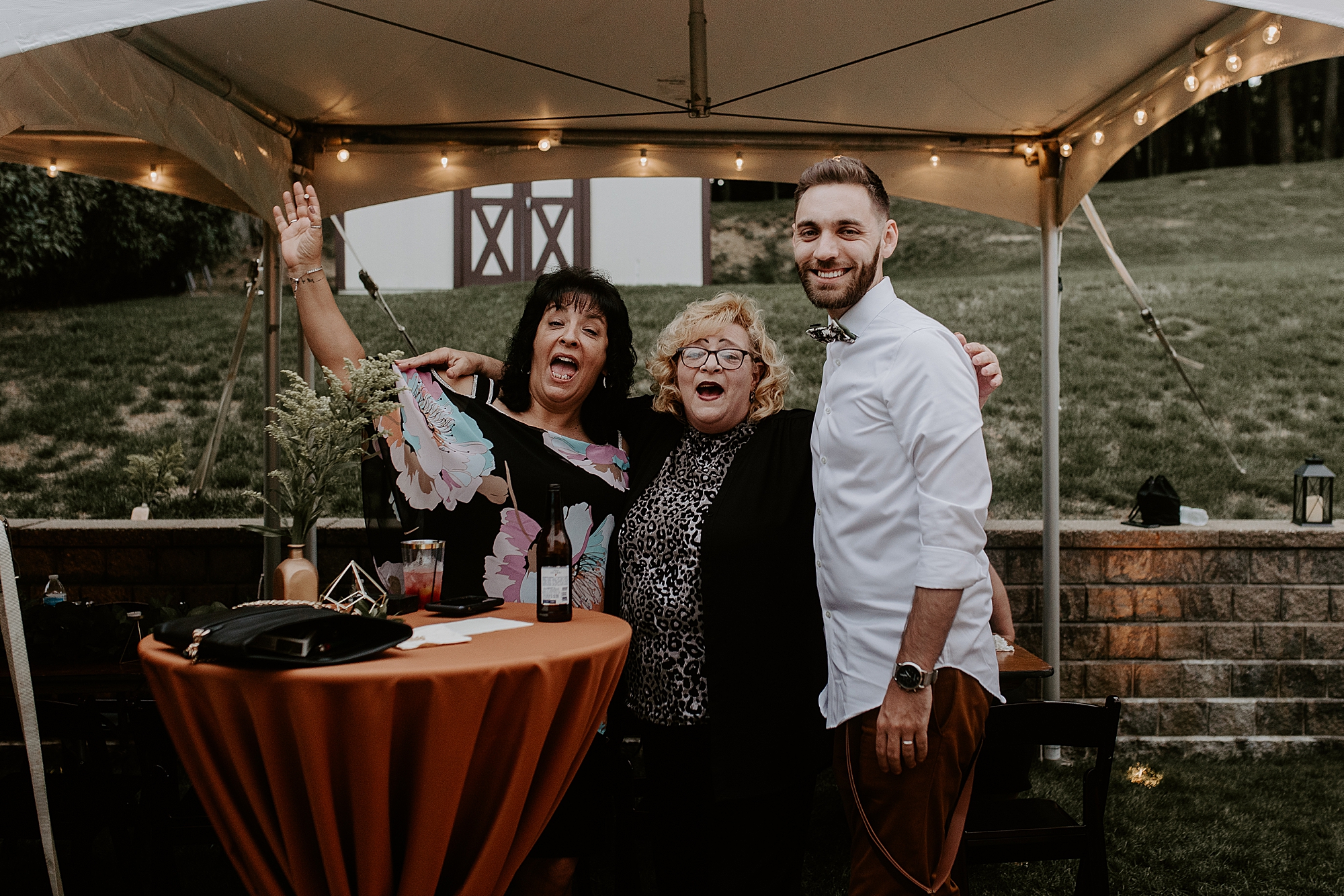 small wedding reception