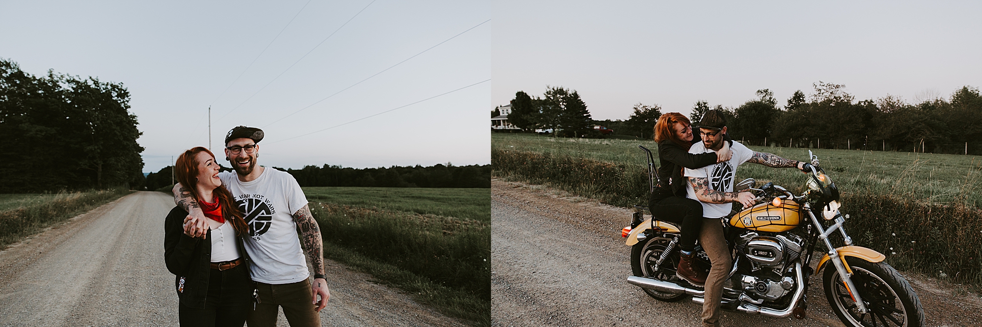 outdoor engagement photoshoot