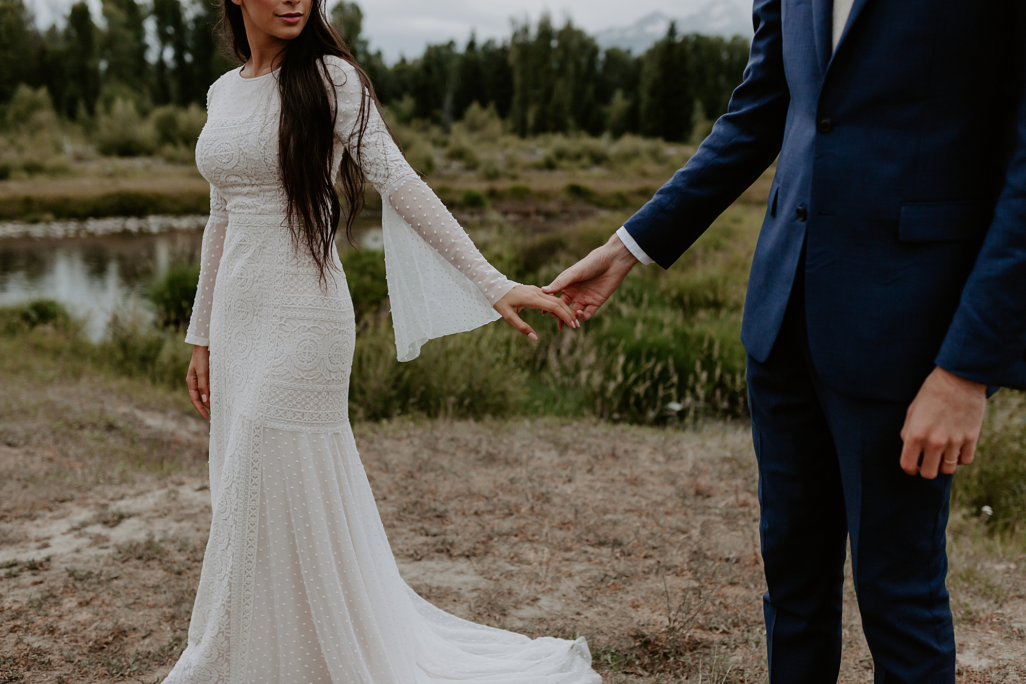 Grand Teton mountain wedding