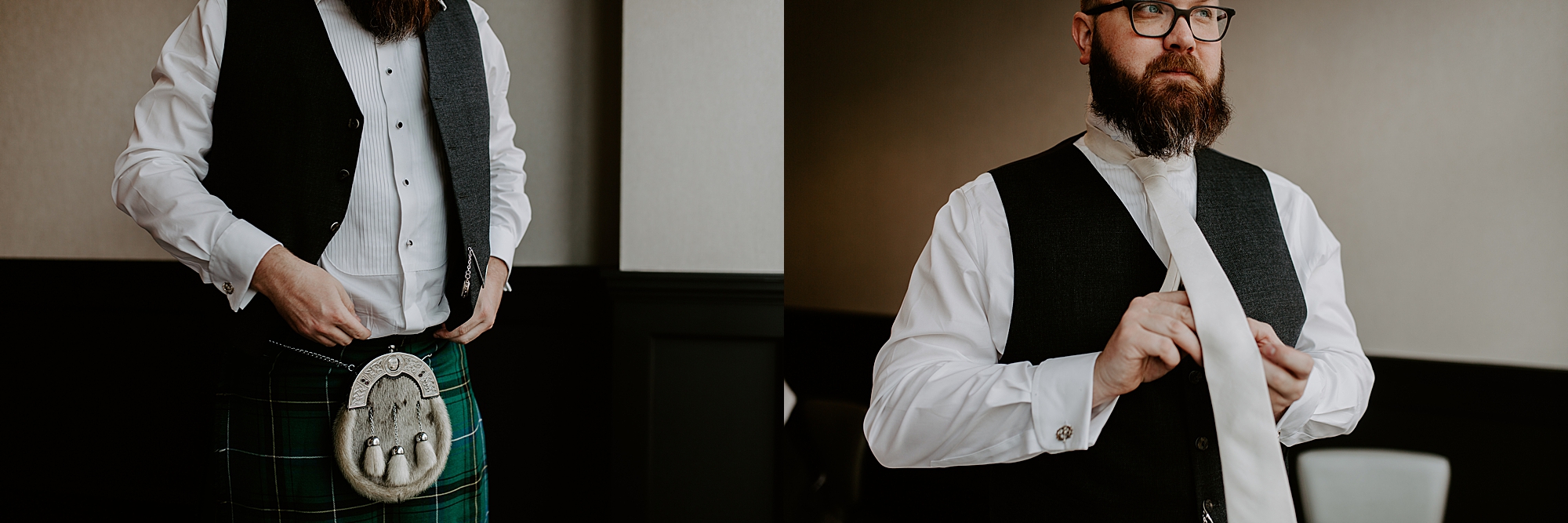 Scottish wedding attire