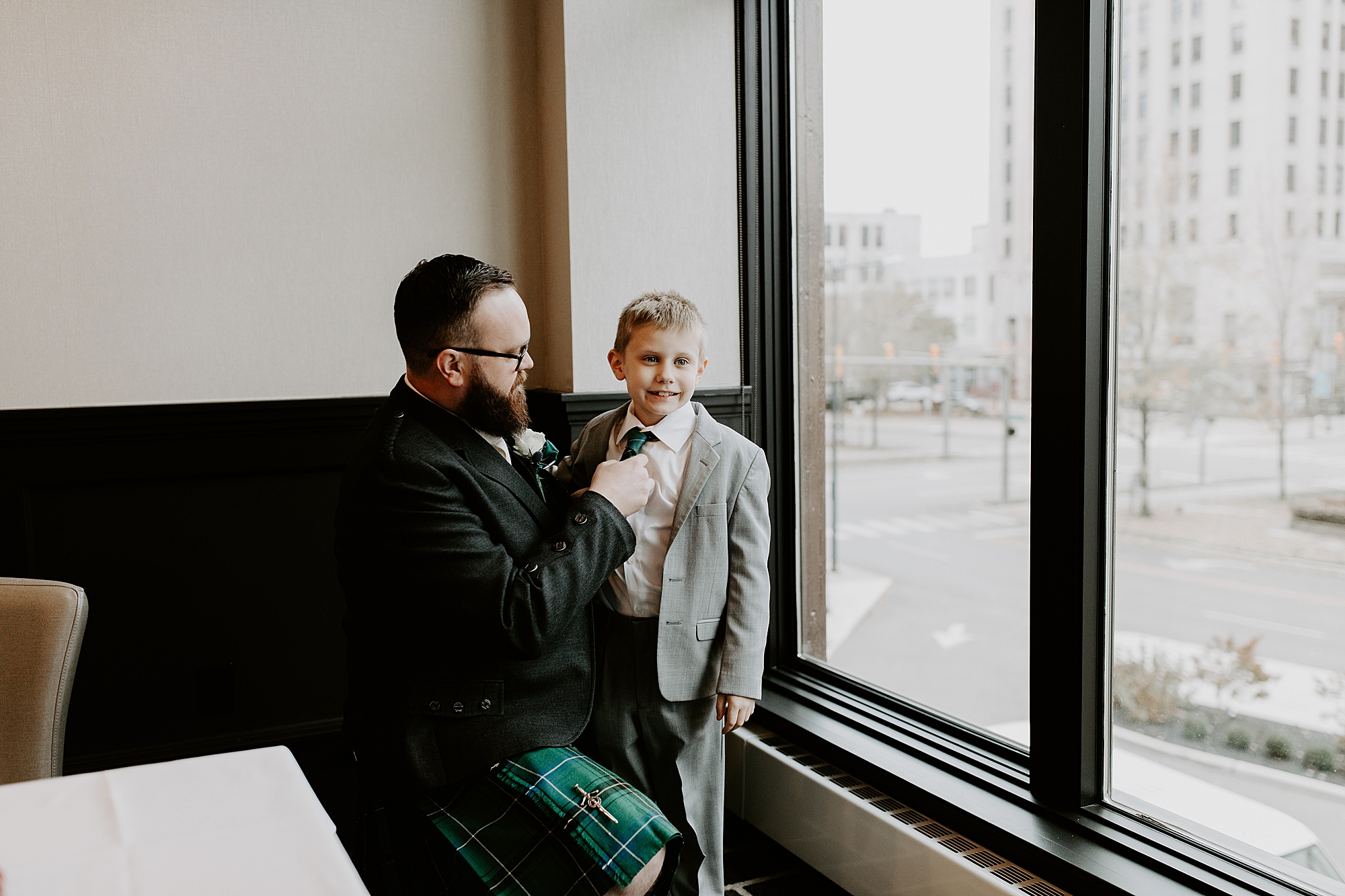 Scottish wedding attire