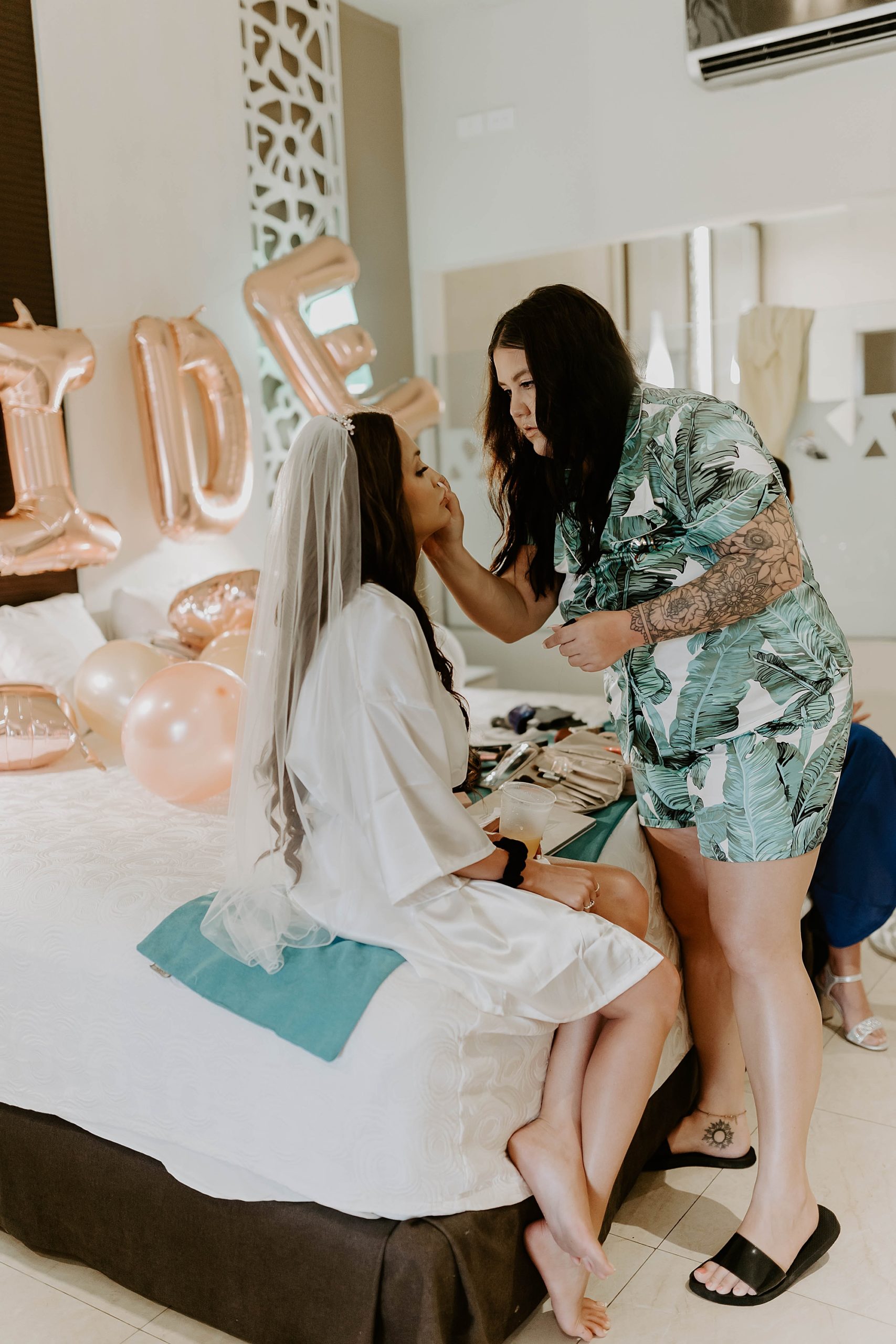 getting ready portraits