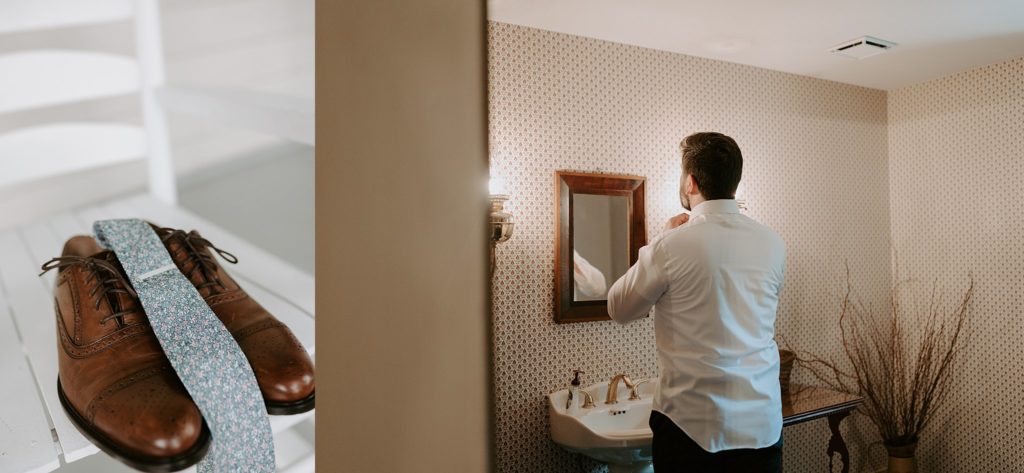 groom getting ready photos