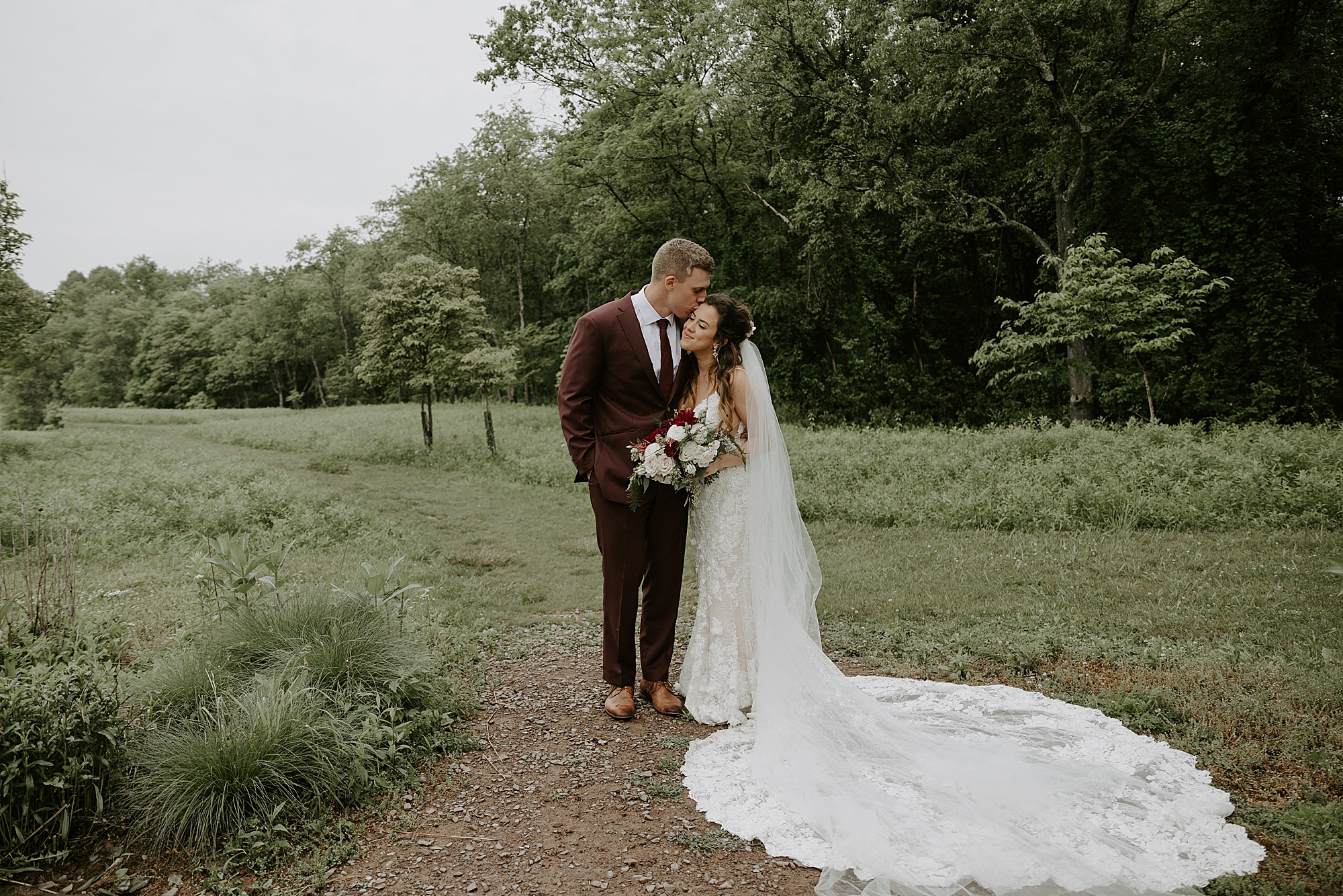 bride and groom portraits