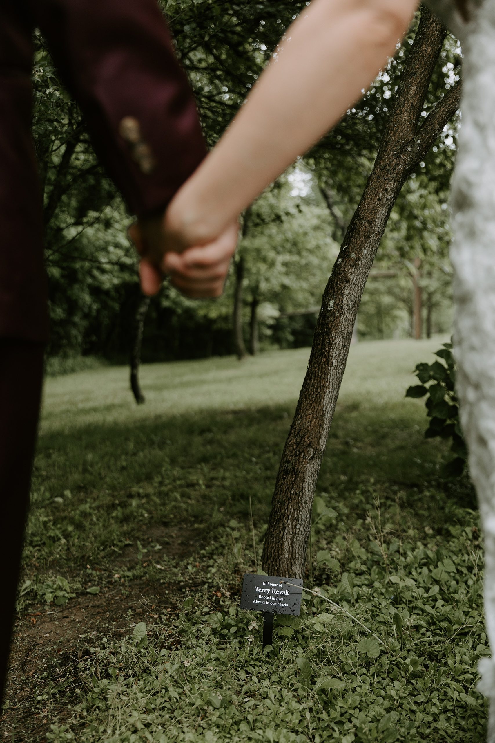 tree dedication at wedding