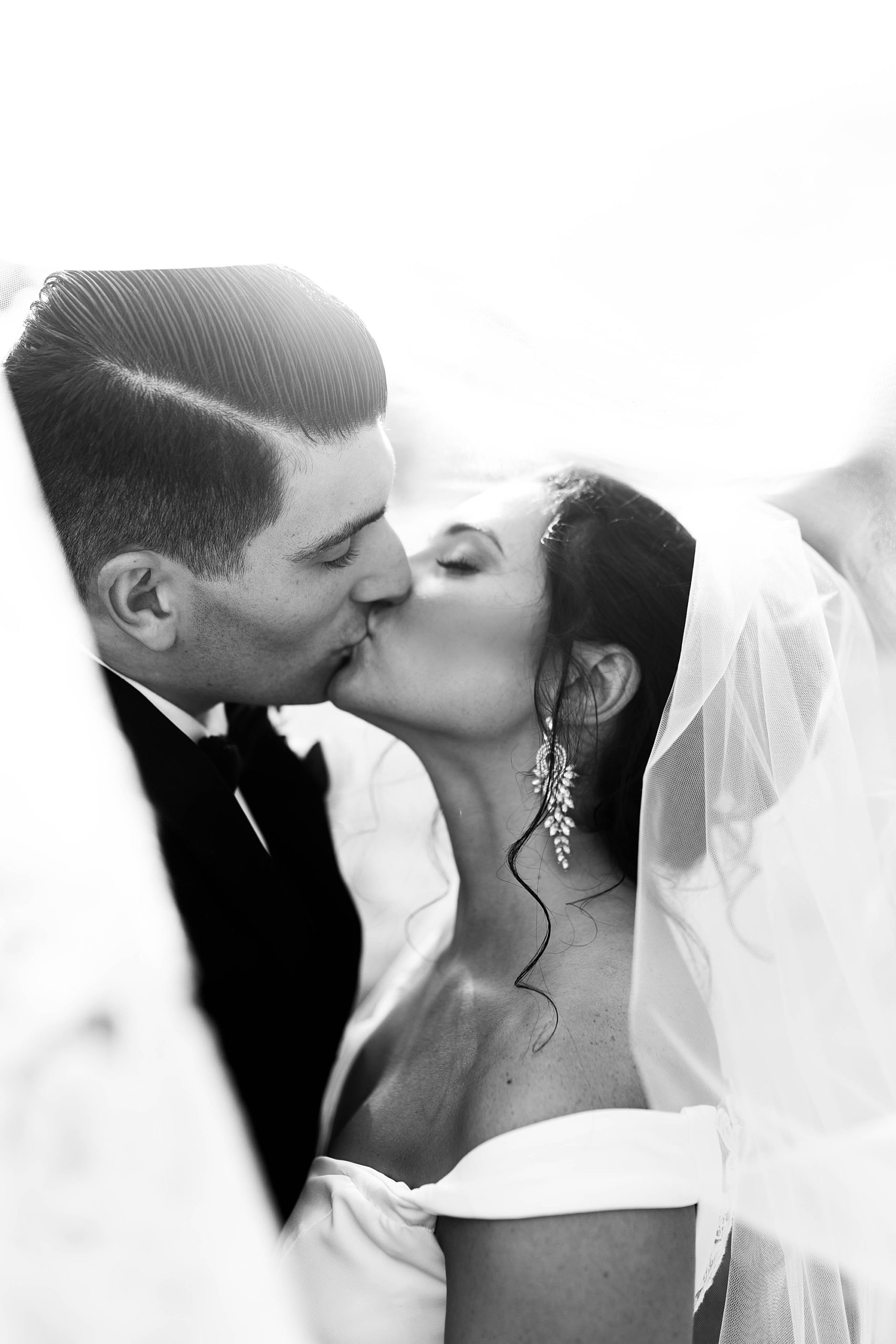 bride and groom portraits