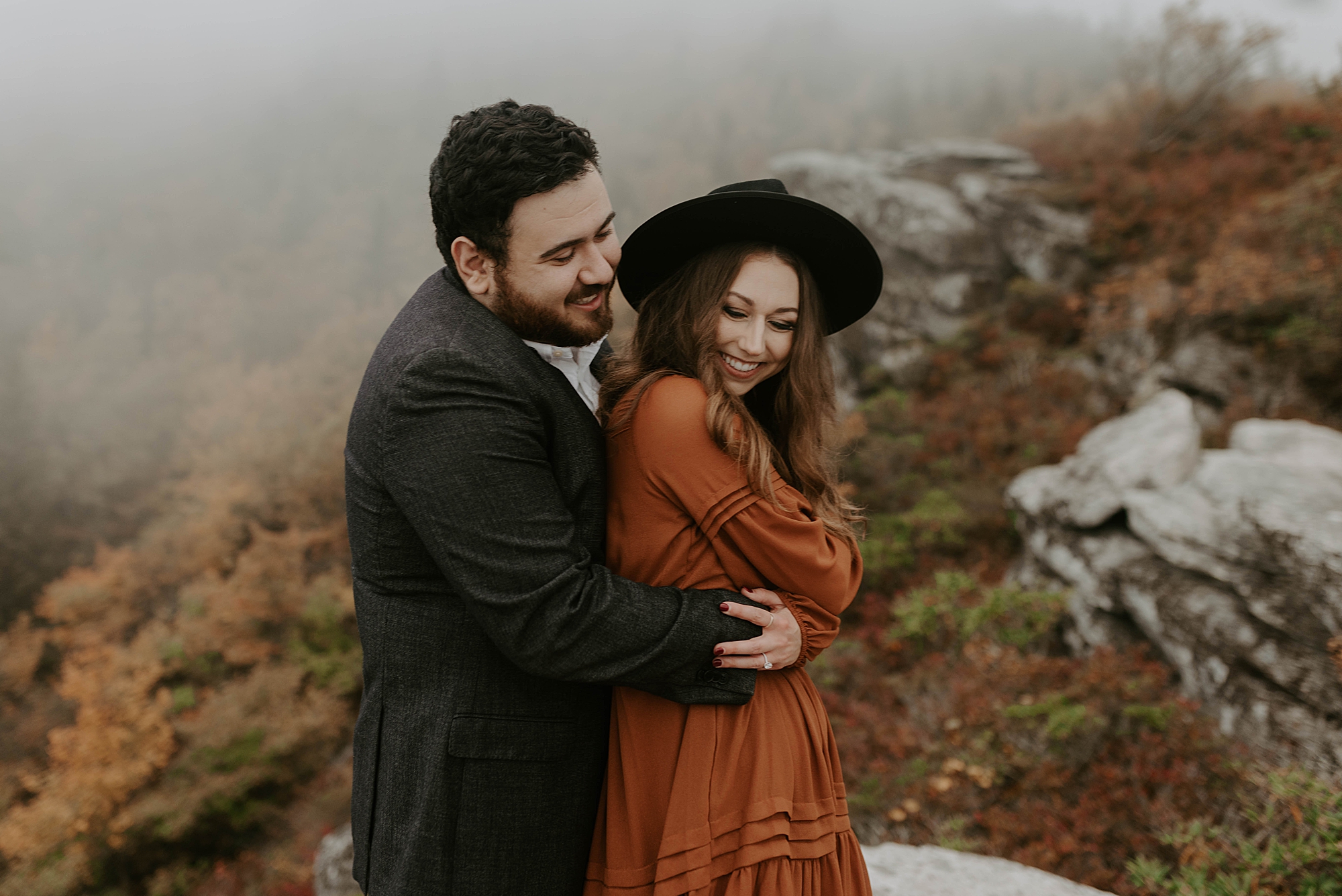 engagement photo ideas, Asheville engagement photographer, Mariah Treiber Photography