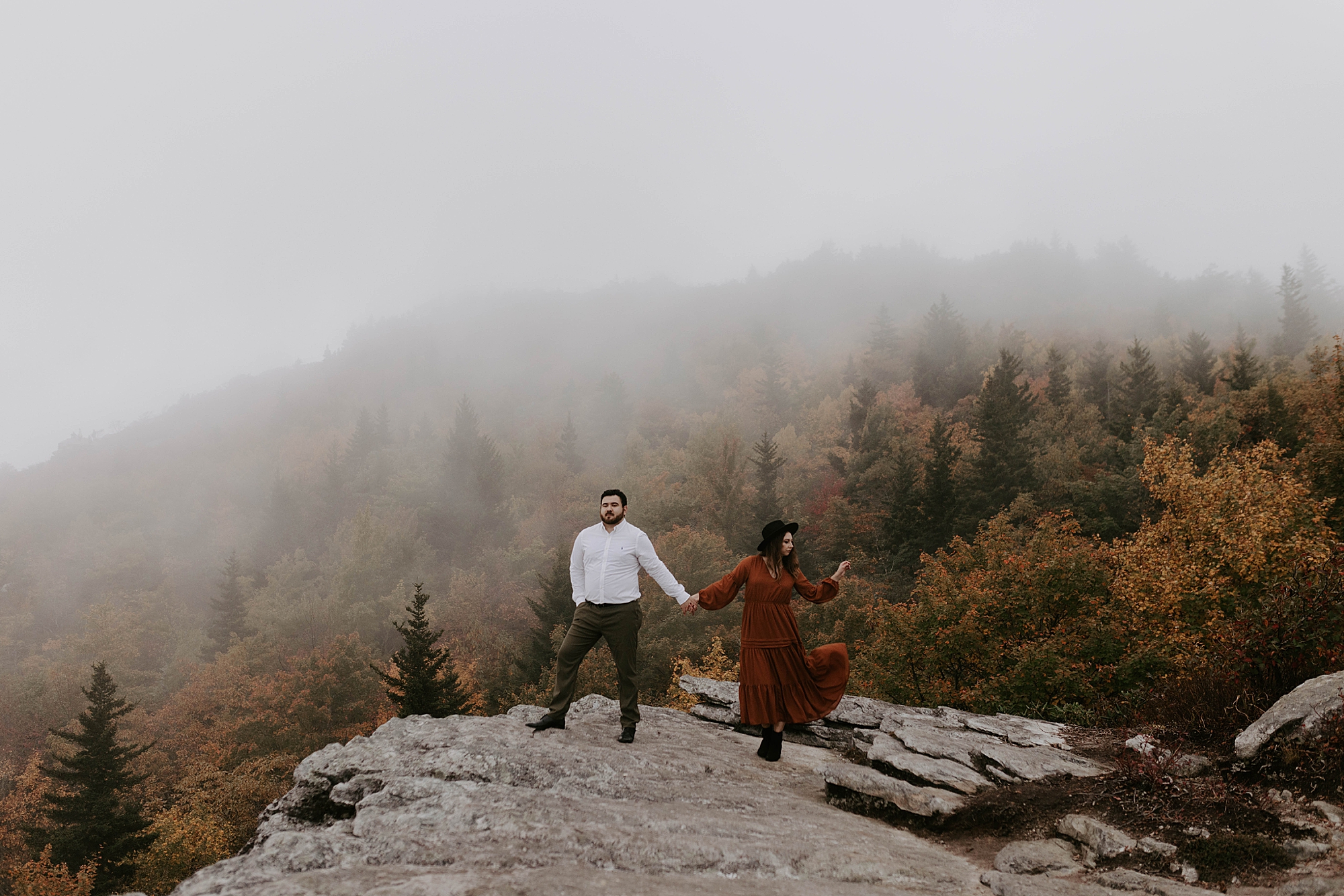 engagement photo ideas, Asheville engagement photographer, Mariah Treiber Photography