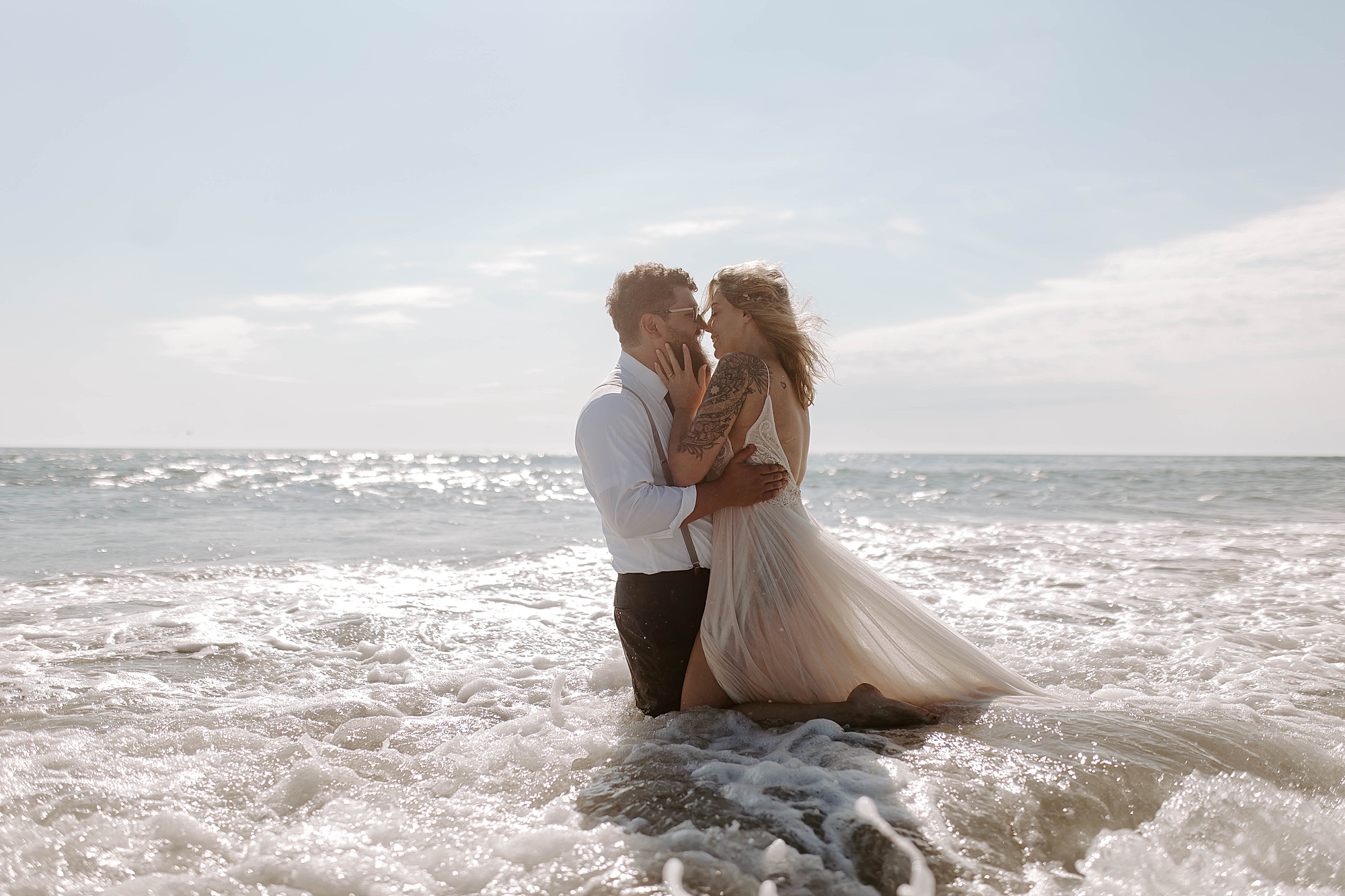 trash the dress photos, wedding photography, beach wedding