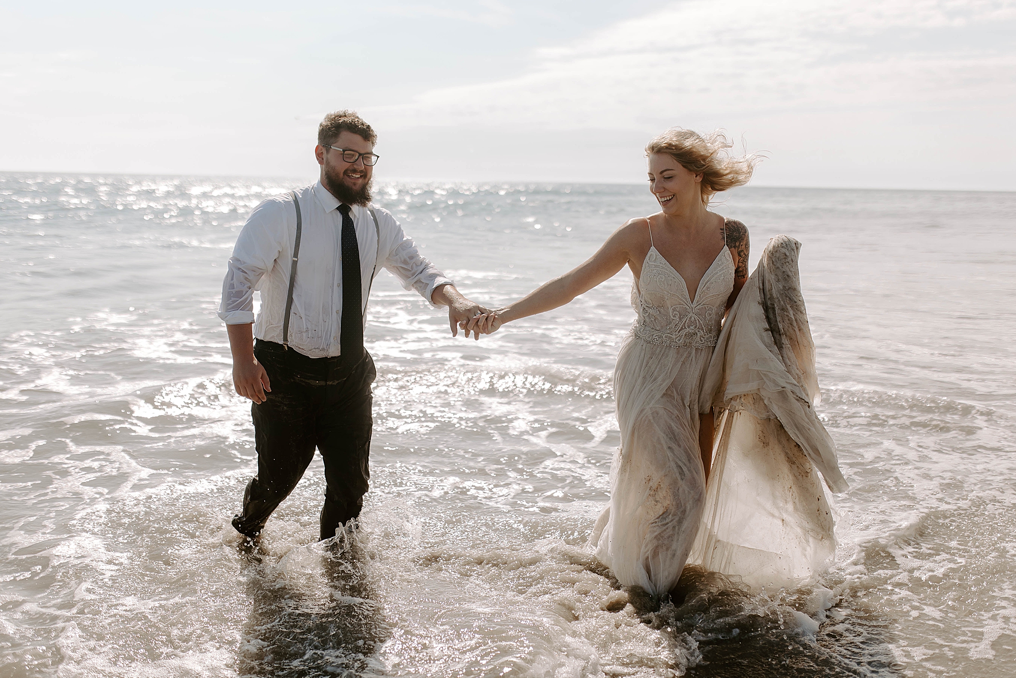 trash the dress photos, wedding photography, beach wedding