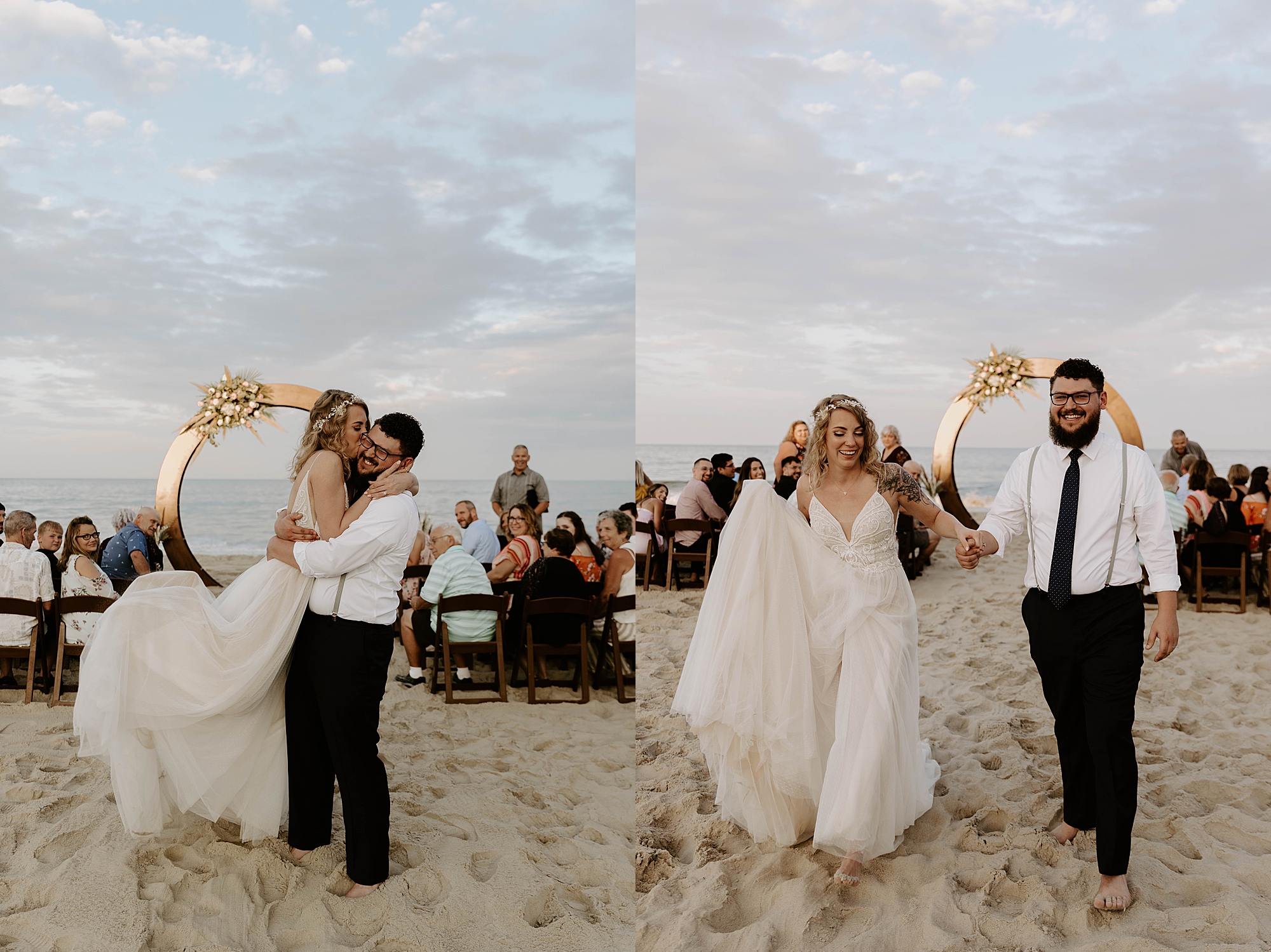 outer banks wedding, oceanfront VRBO, 4X4 beach