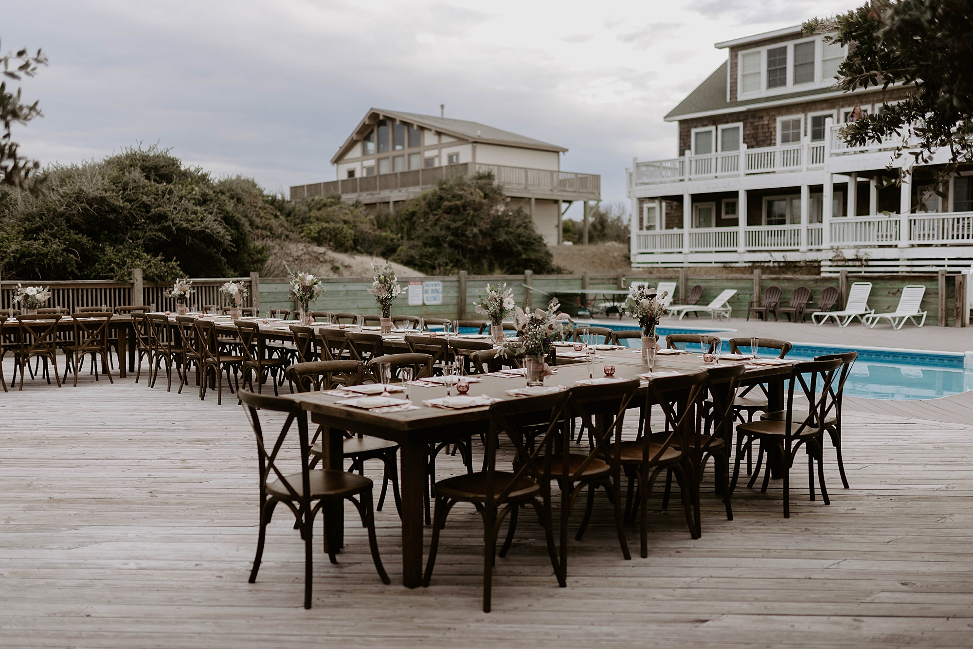 outer banks wedding, oceanfront VRBO, 4X4 beach