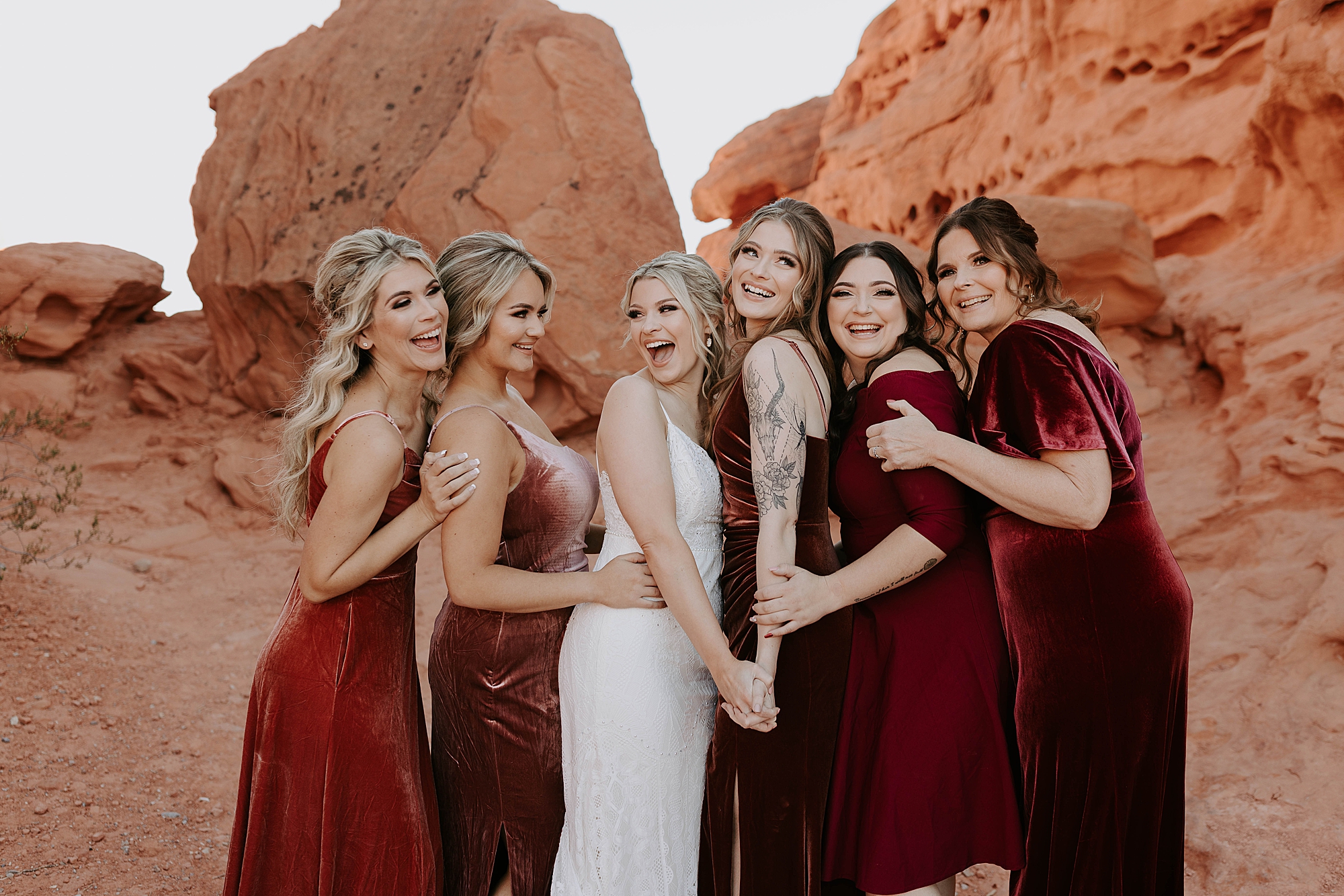 bridal party portraits