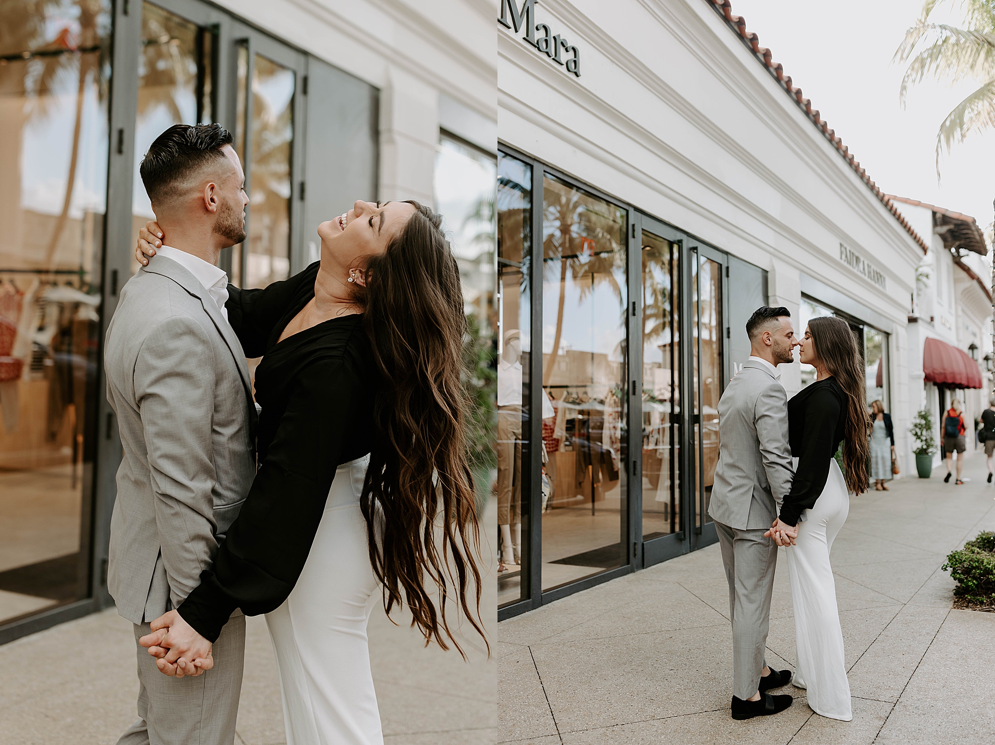 Mariah Treiber Photography, Florida photographers, Worth Avenue, engagement session