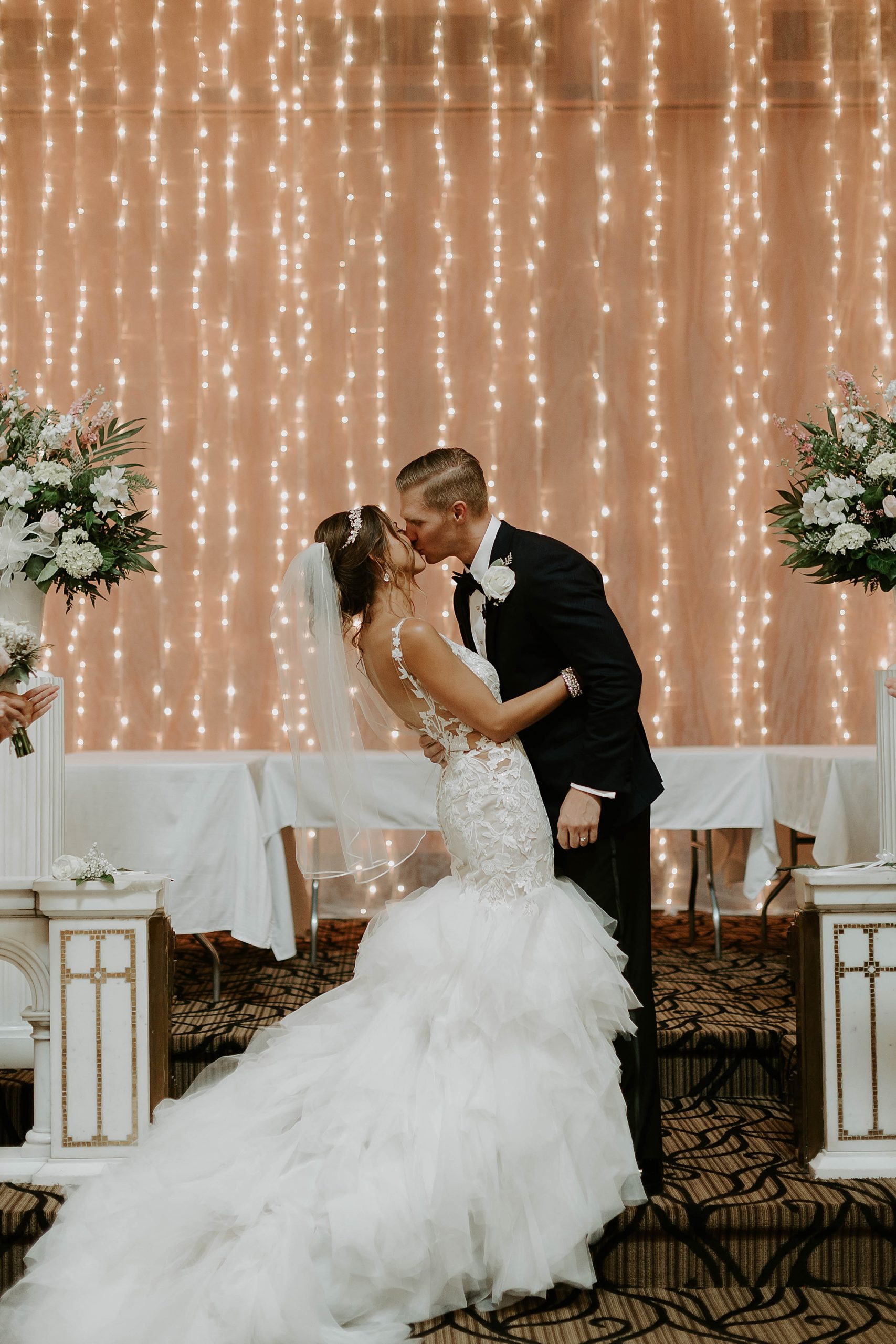 Grand Hall at the Priory wedding venue; Pittsburgh wedding venues; all-inclusive wedding packages; all-inclusive wedding venue