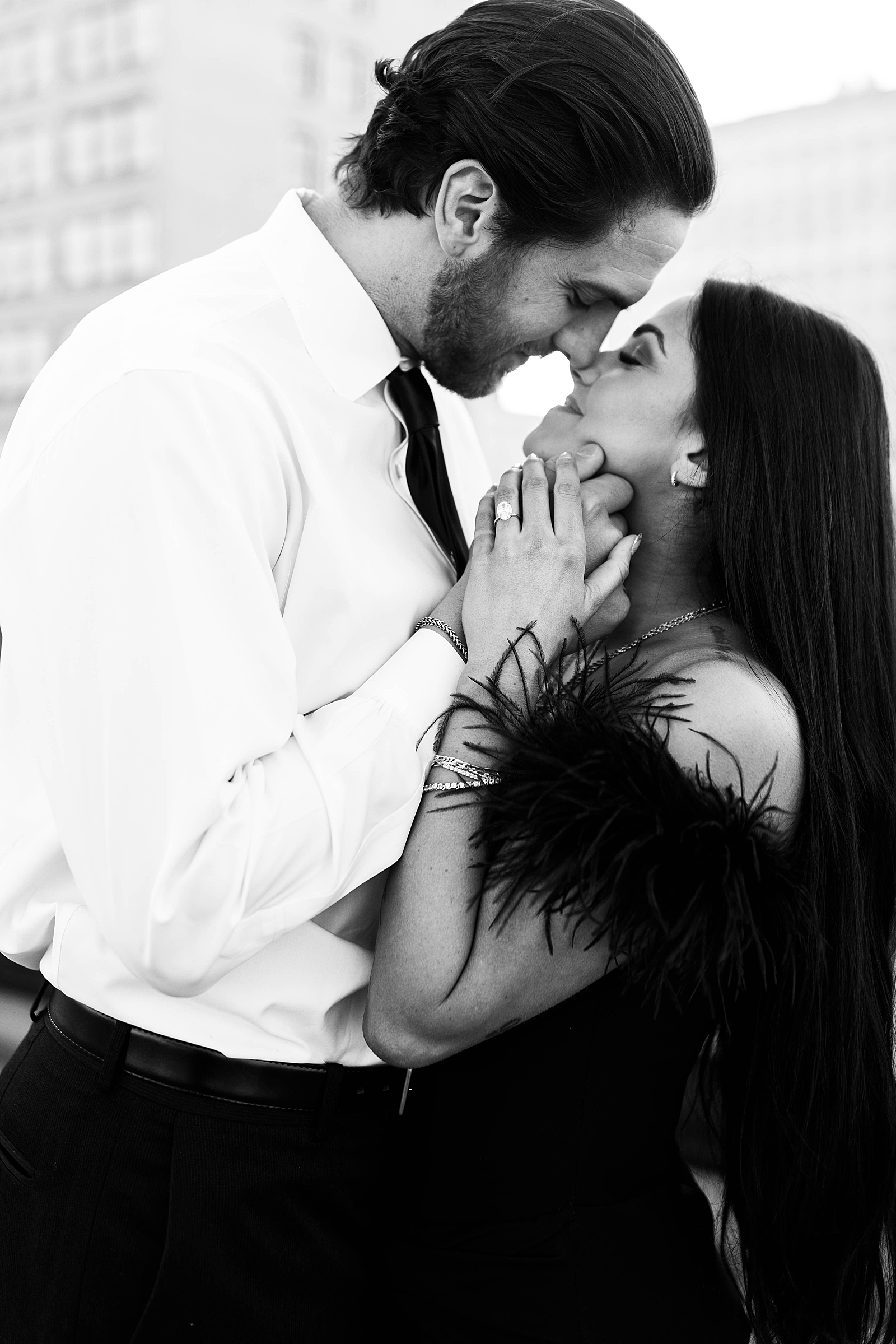 black and white photos; black and white photography; engagement session
