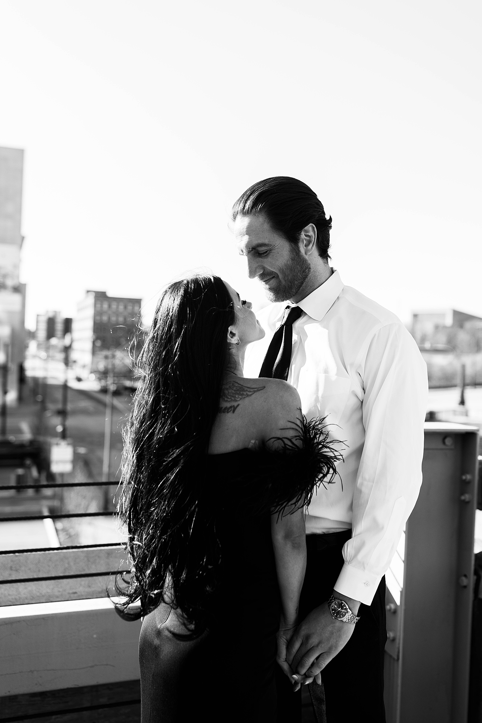 black and white photos