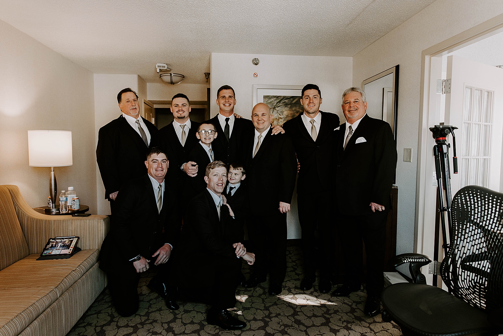 wedding party; groomsmen