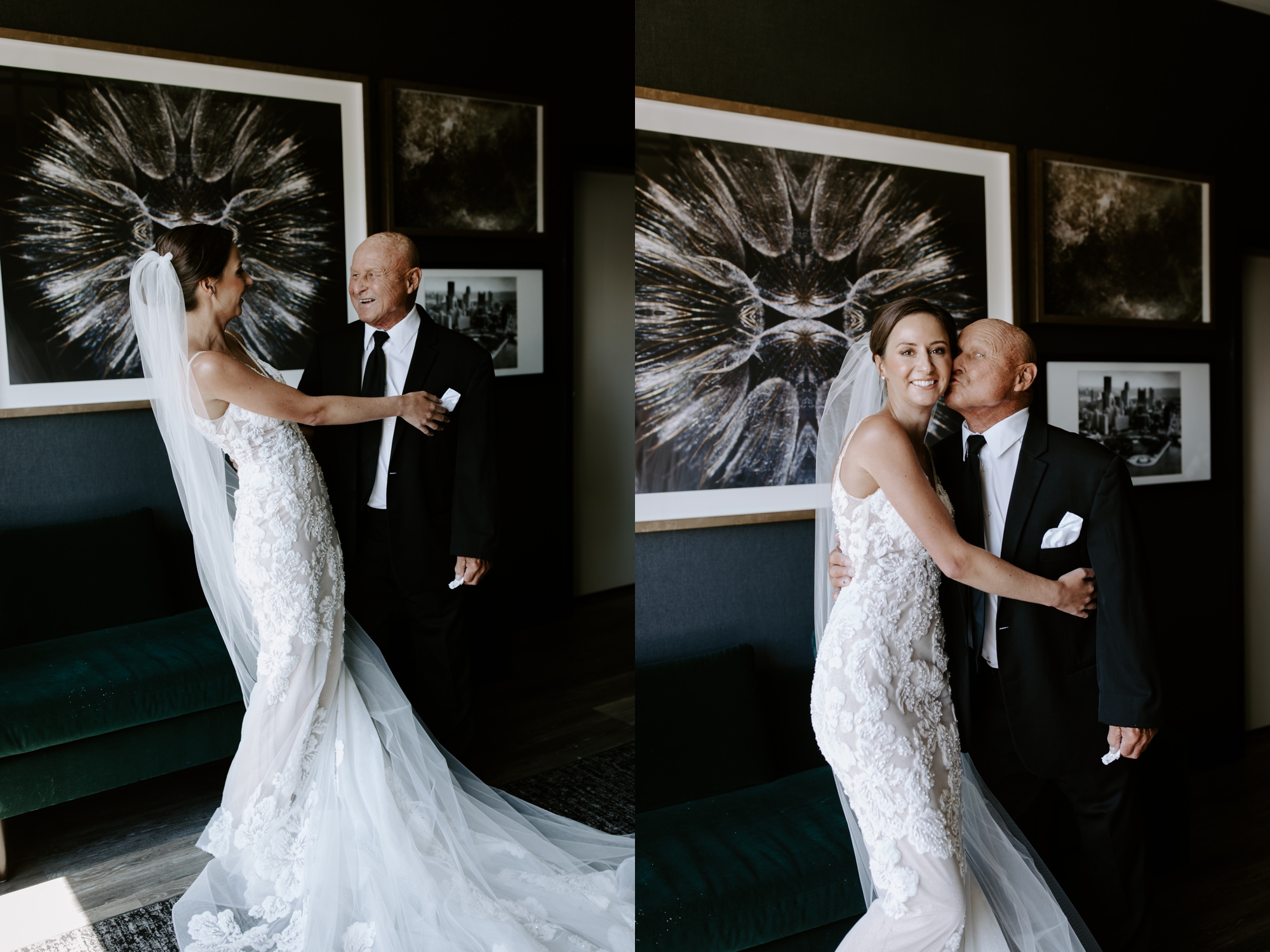 first look with grandfather