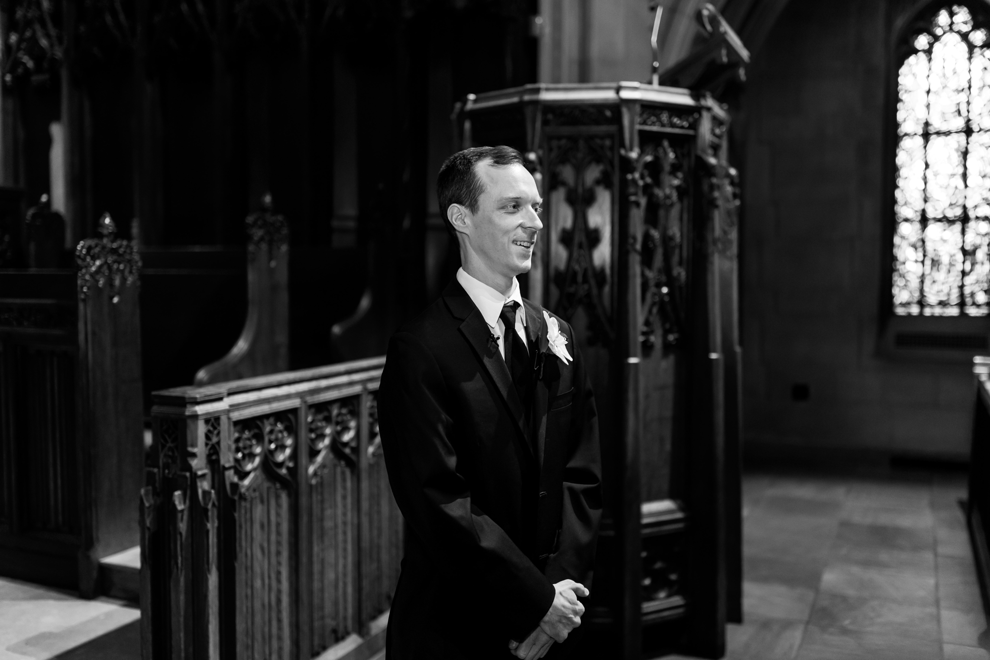 The Heinz Memorial Chapel Pittsburgh wedding