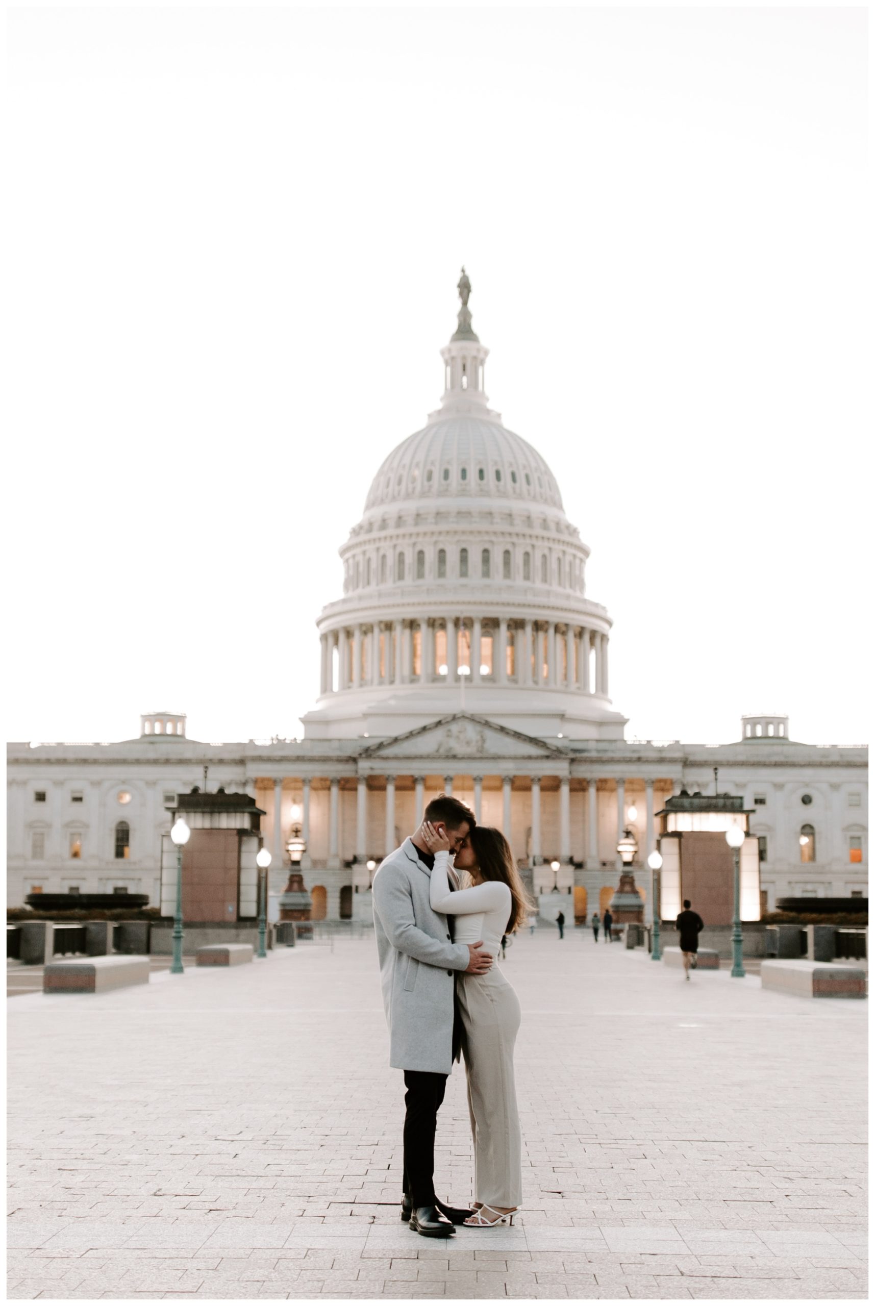 engagement photos at The Capitol