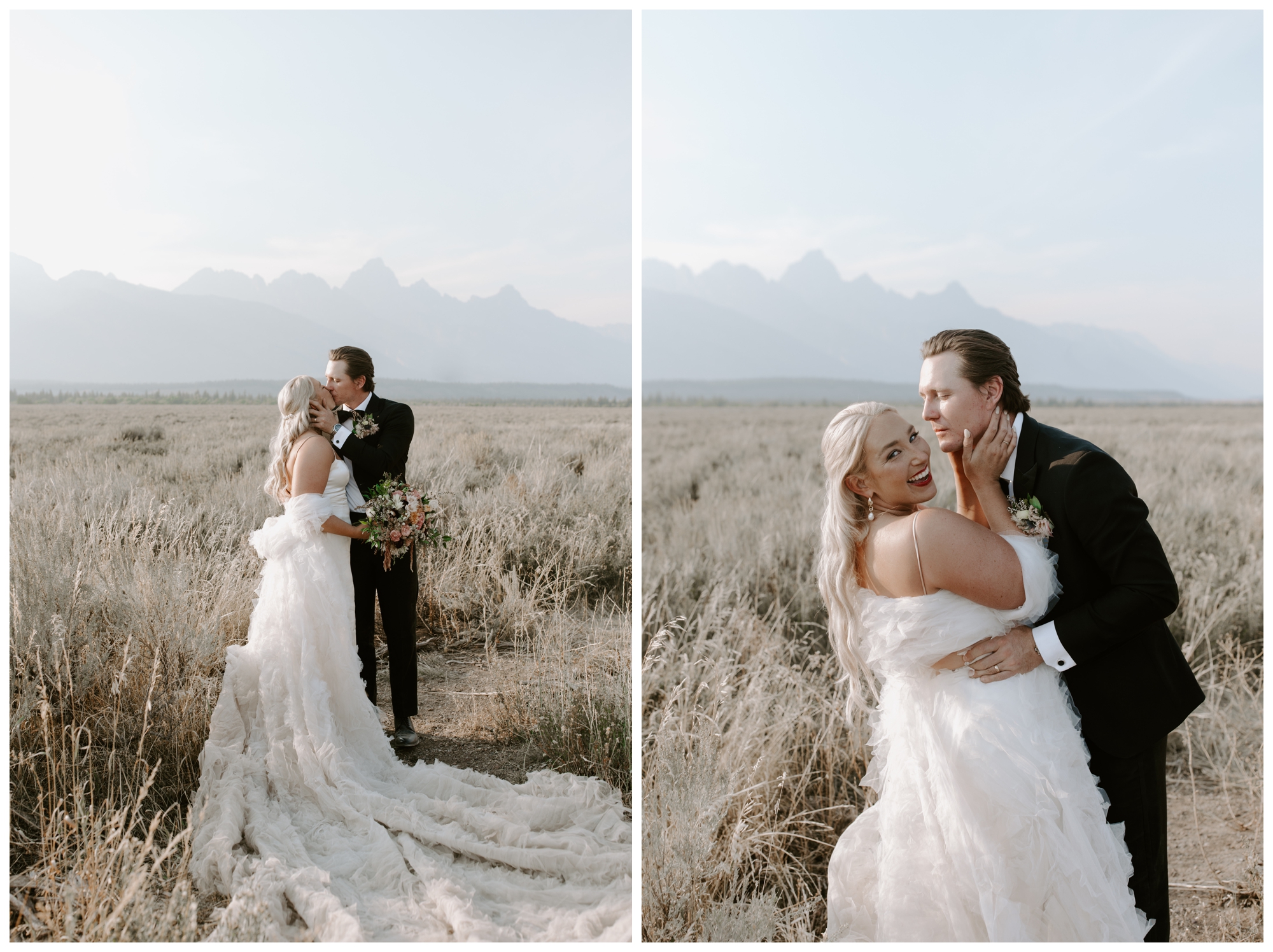 Schwabacher Landing wedding portraits