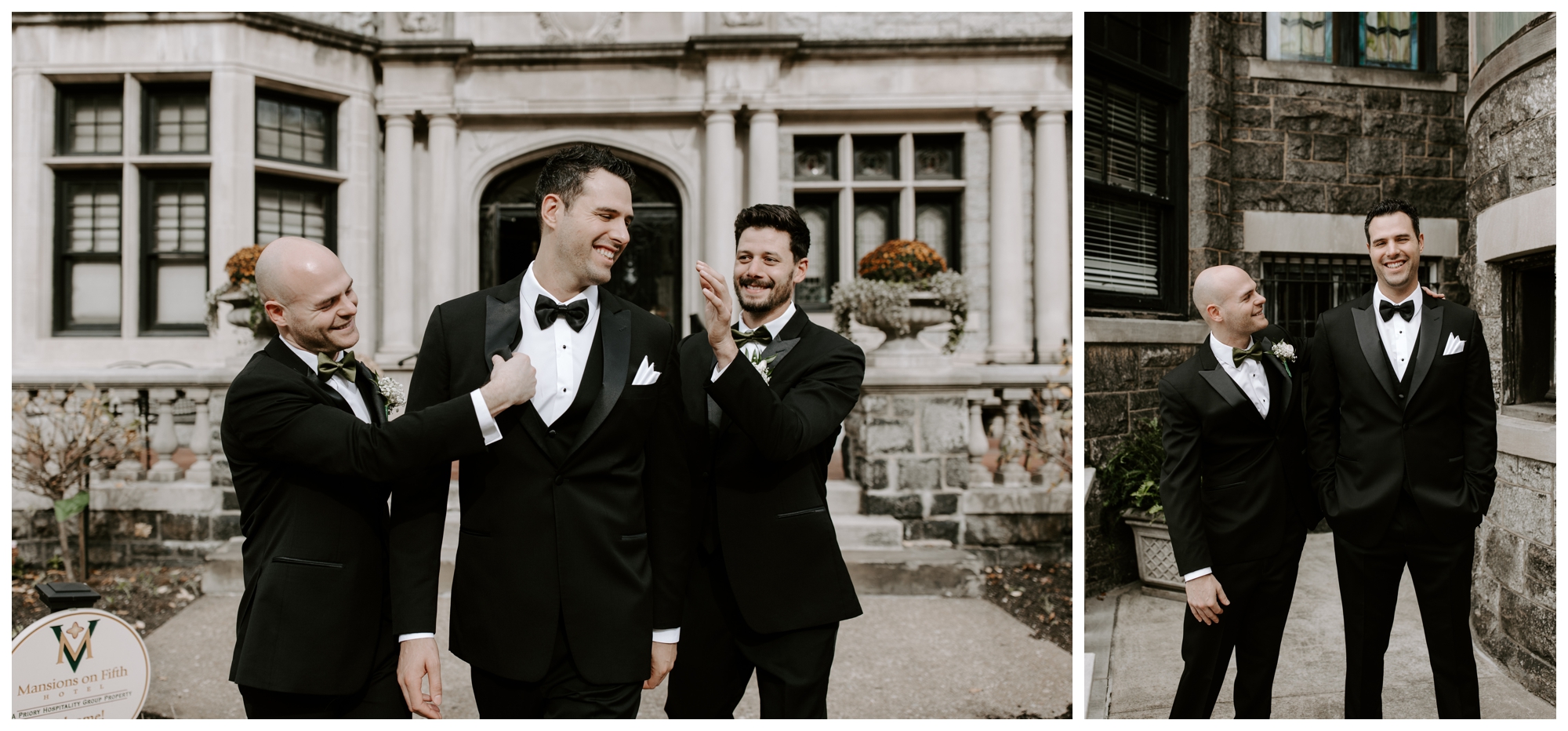 The Mansions on Fifth historic wedding venue; Shadyside Pittsburgh venues; editorial wedding photography