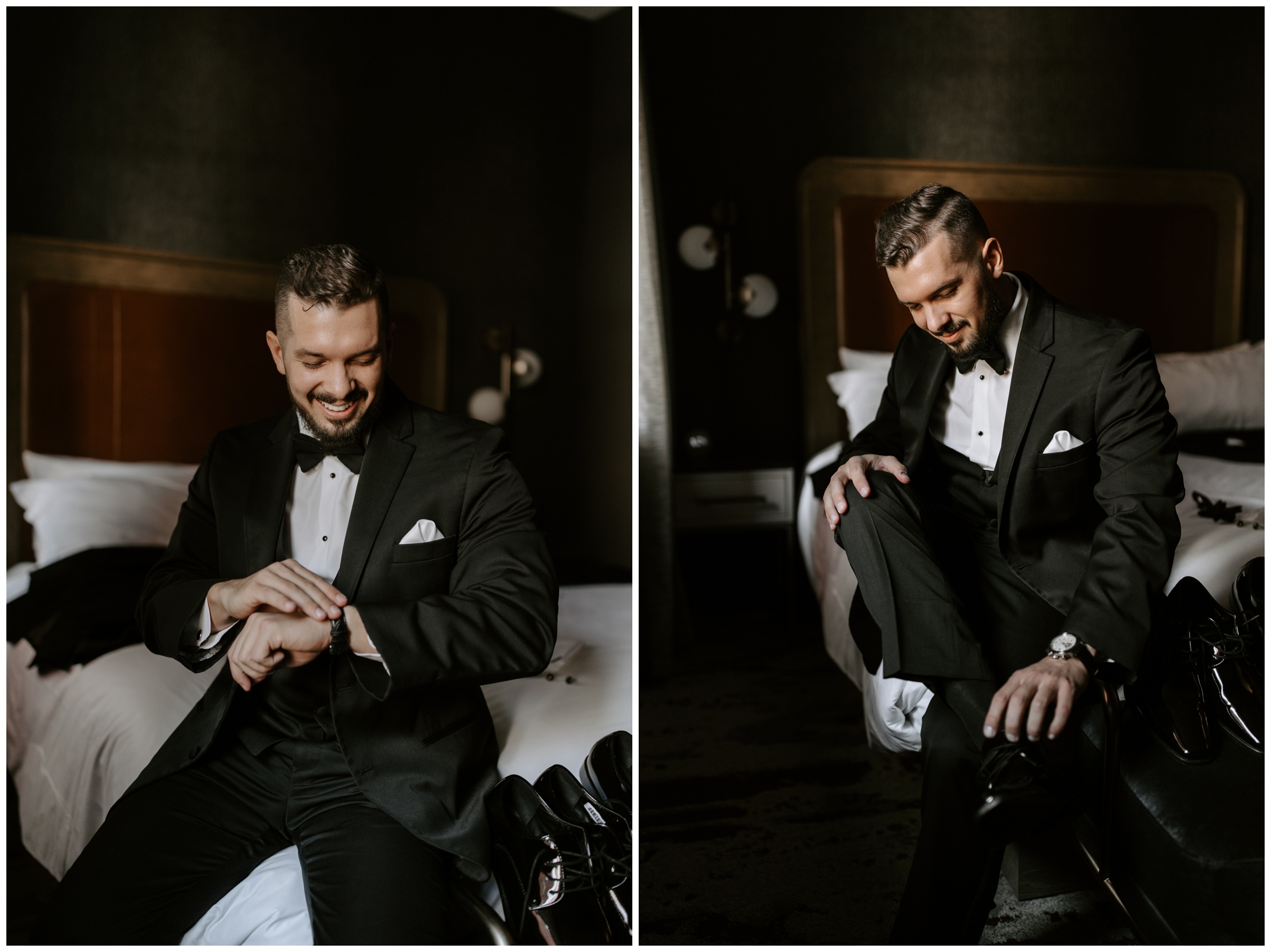 The Industrialist Hotel Pittsburgh Getting Ready Wedding Suite