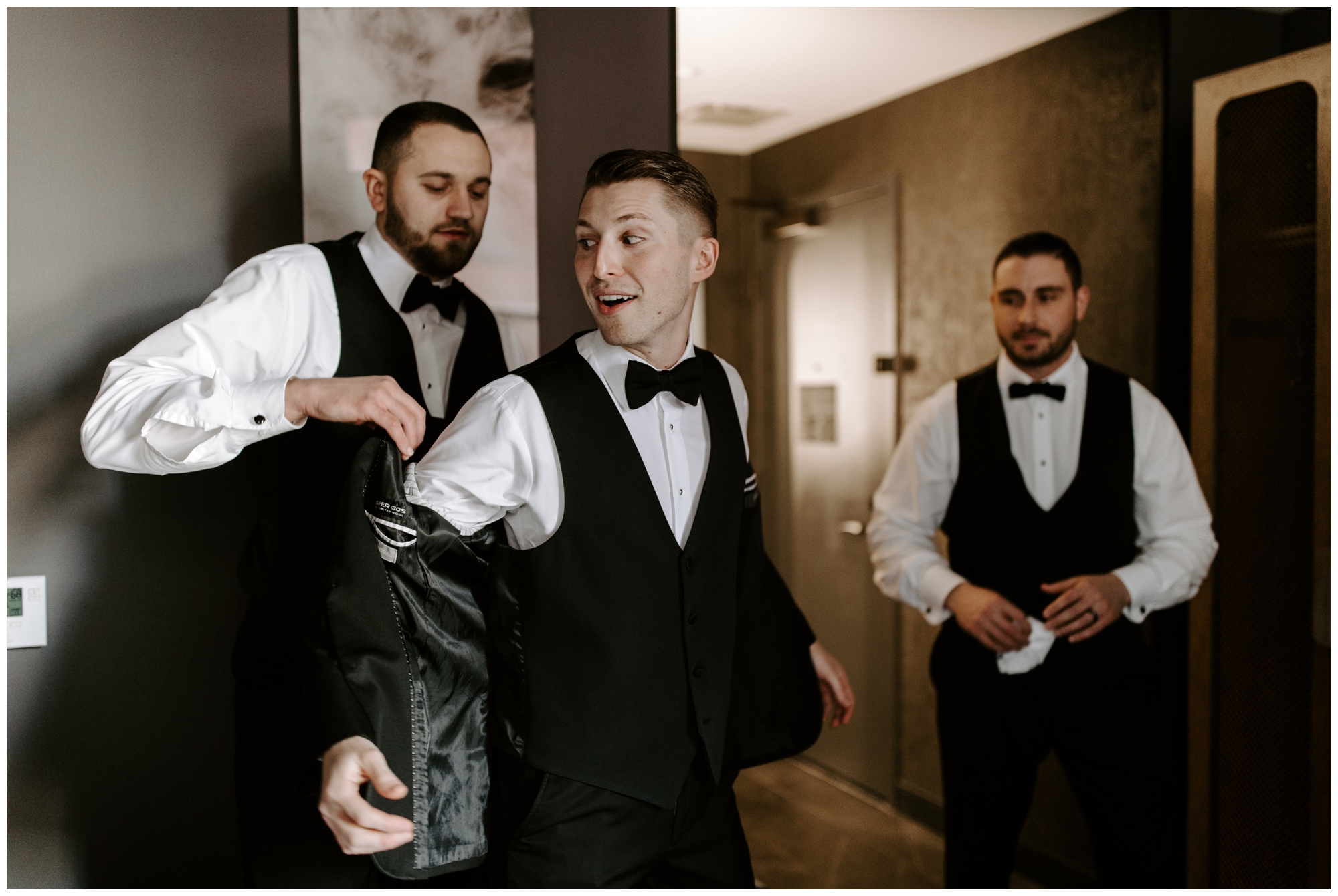 The Industrialist Hotel Pittsburgh Getting Ready Wedding Suite