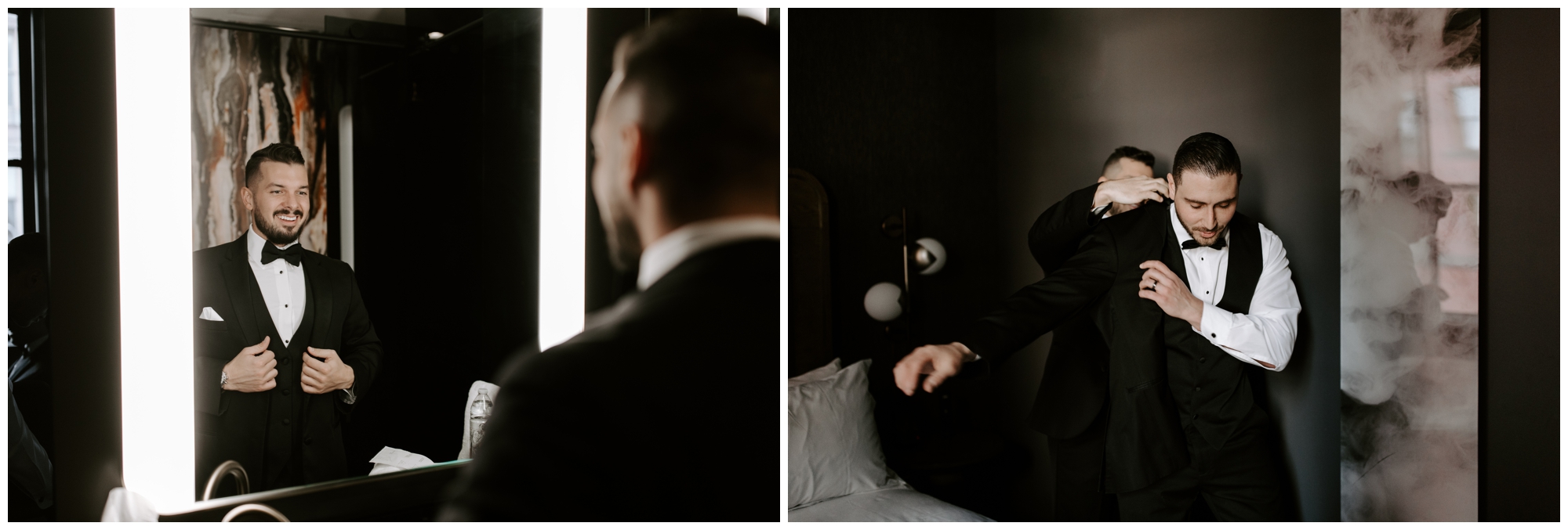 The Industrialist Hotel Pittsburgh Getting Ready Wedding Suite