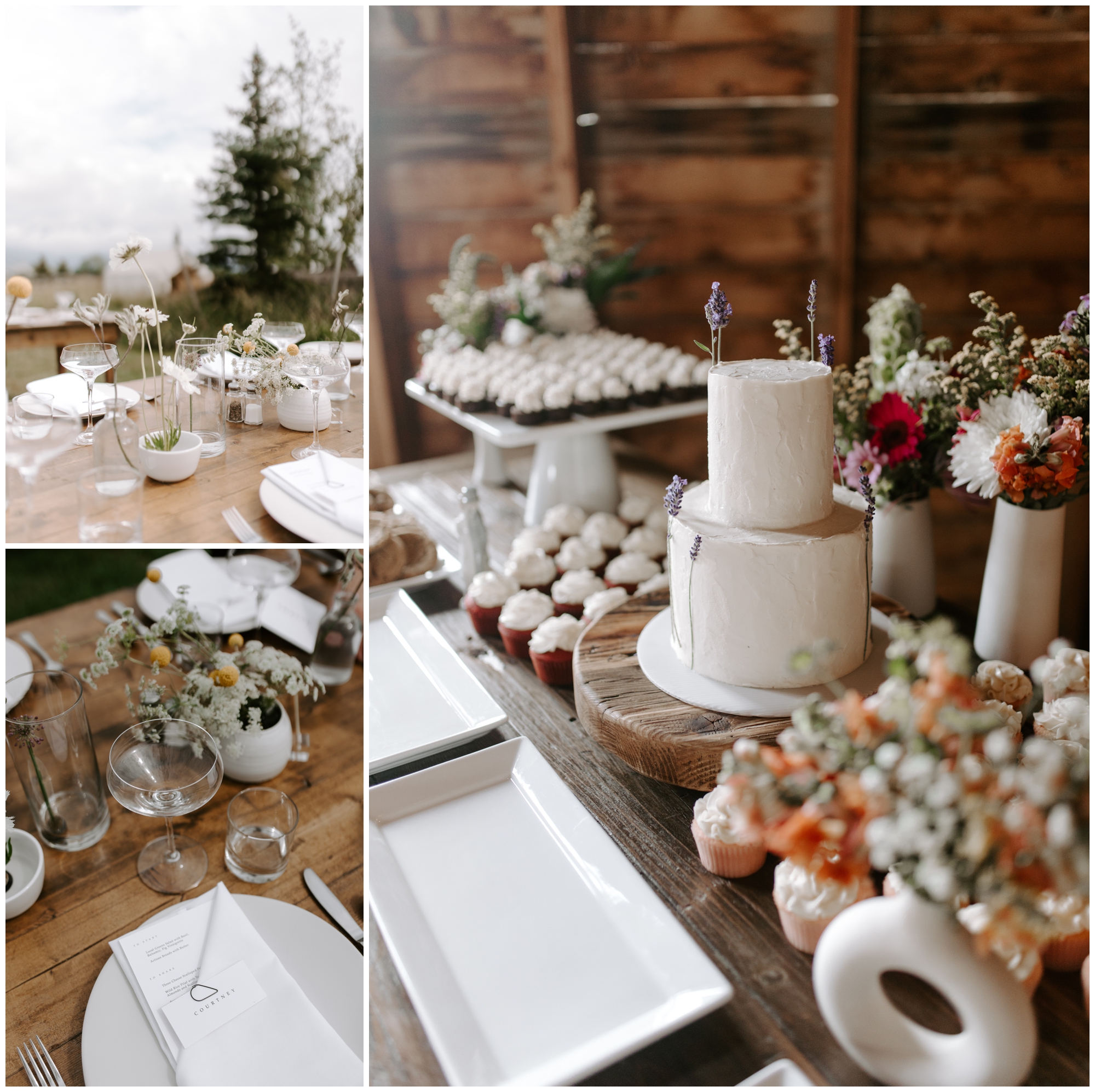 montana destination wedding at Star M Barn