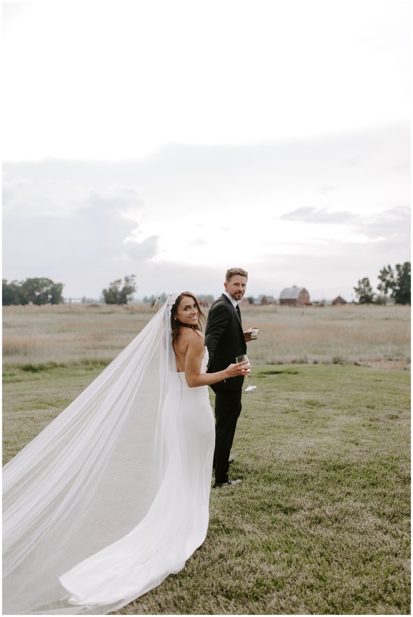 montana destination wedding at Star M Barn