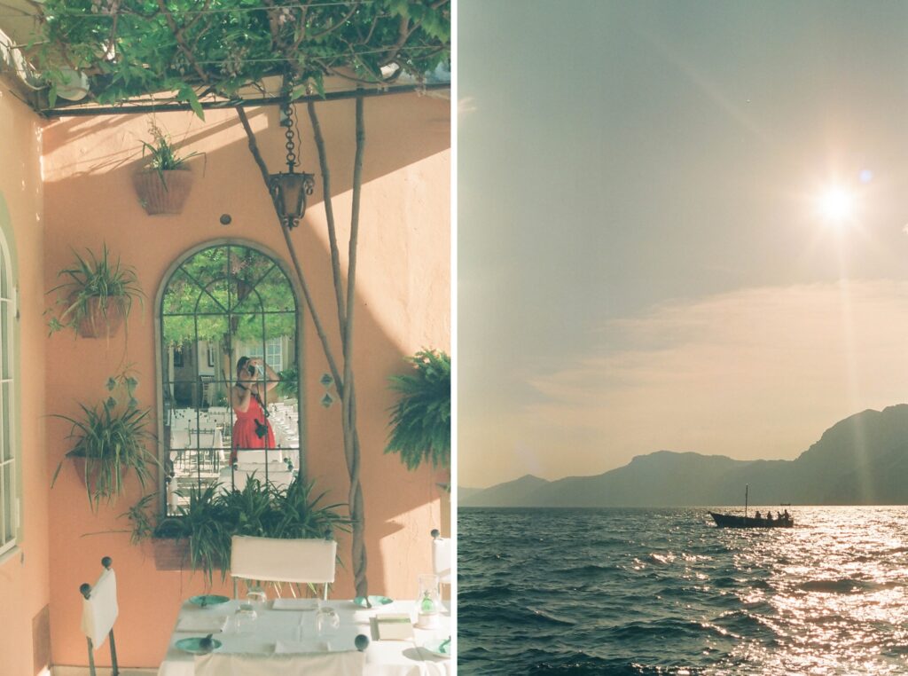 Pictures of Italy and the Amalfi Coast; film photography